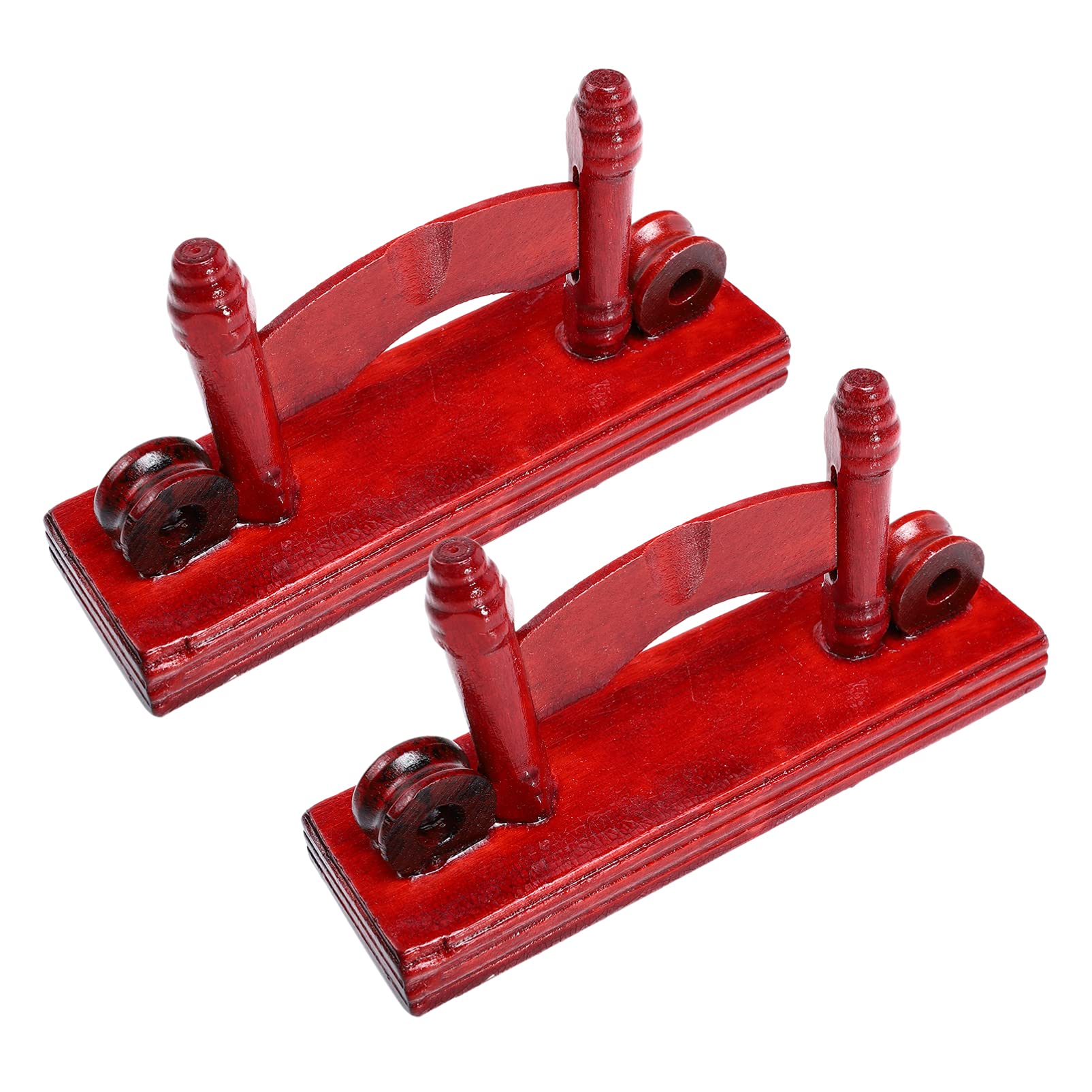 2-Pack Cabilock Wooden Folding Fan Holder Stand - Display & Organize Chinese Decorative Fans, Table Fans & Household Items - Perfect for Home Decor, Gift Display & Cultural Events