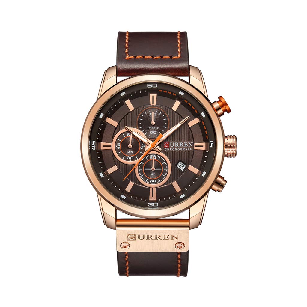 Waterproof Men's Quartz Watch - Business & Casual Style for Everyday Wear
