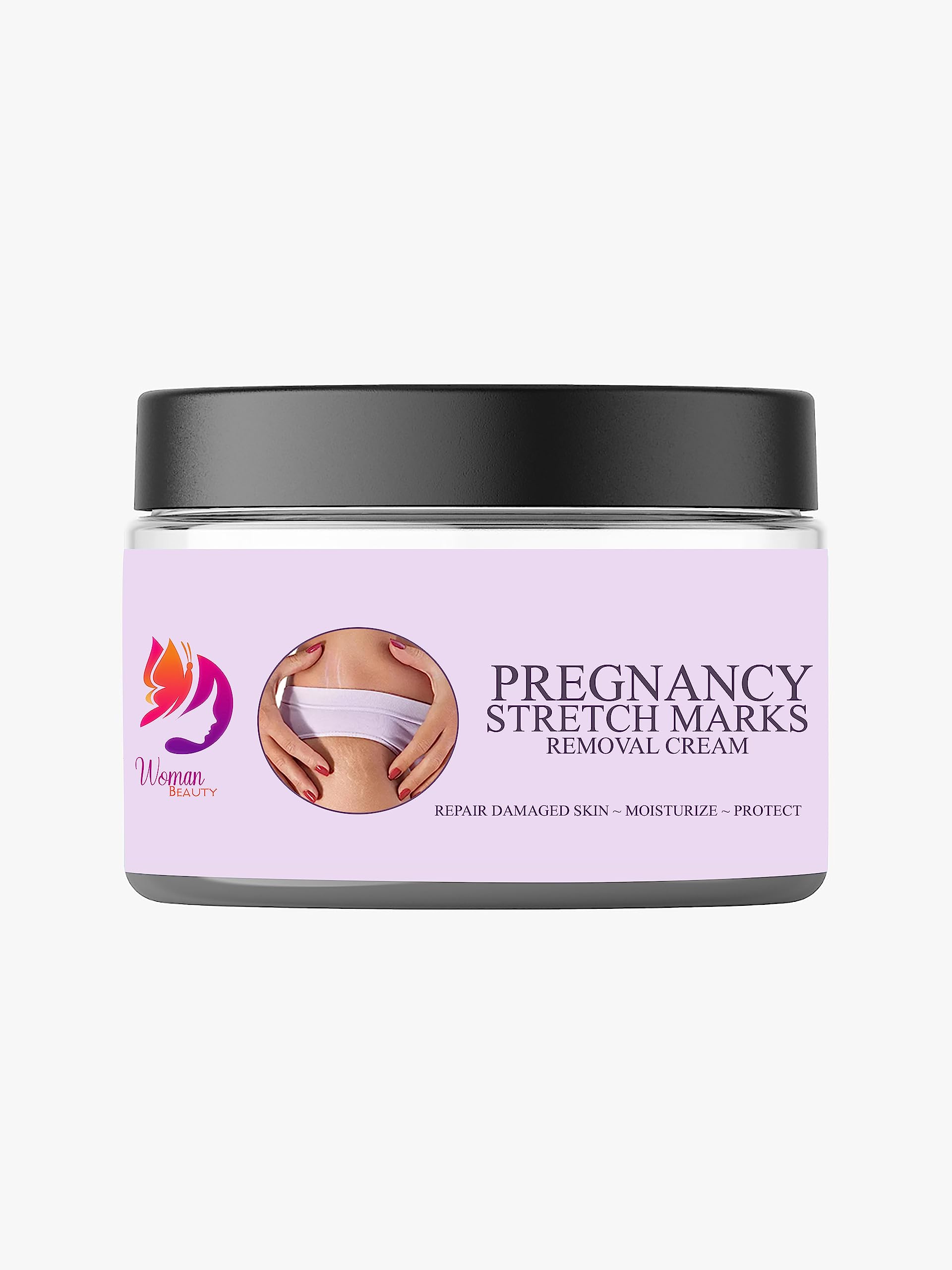 Best Pregnancy Stretch Mark Removal Cream for Women - Safe & Effective Anti-Stretch Marks Lotion for Belly, Hips & Thighs - Perfect for Pre & Postpartum Skin Care Routine