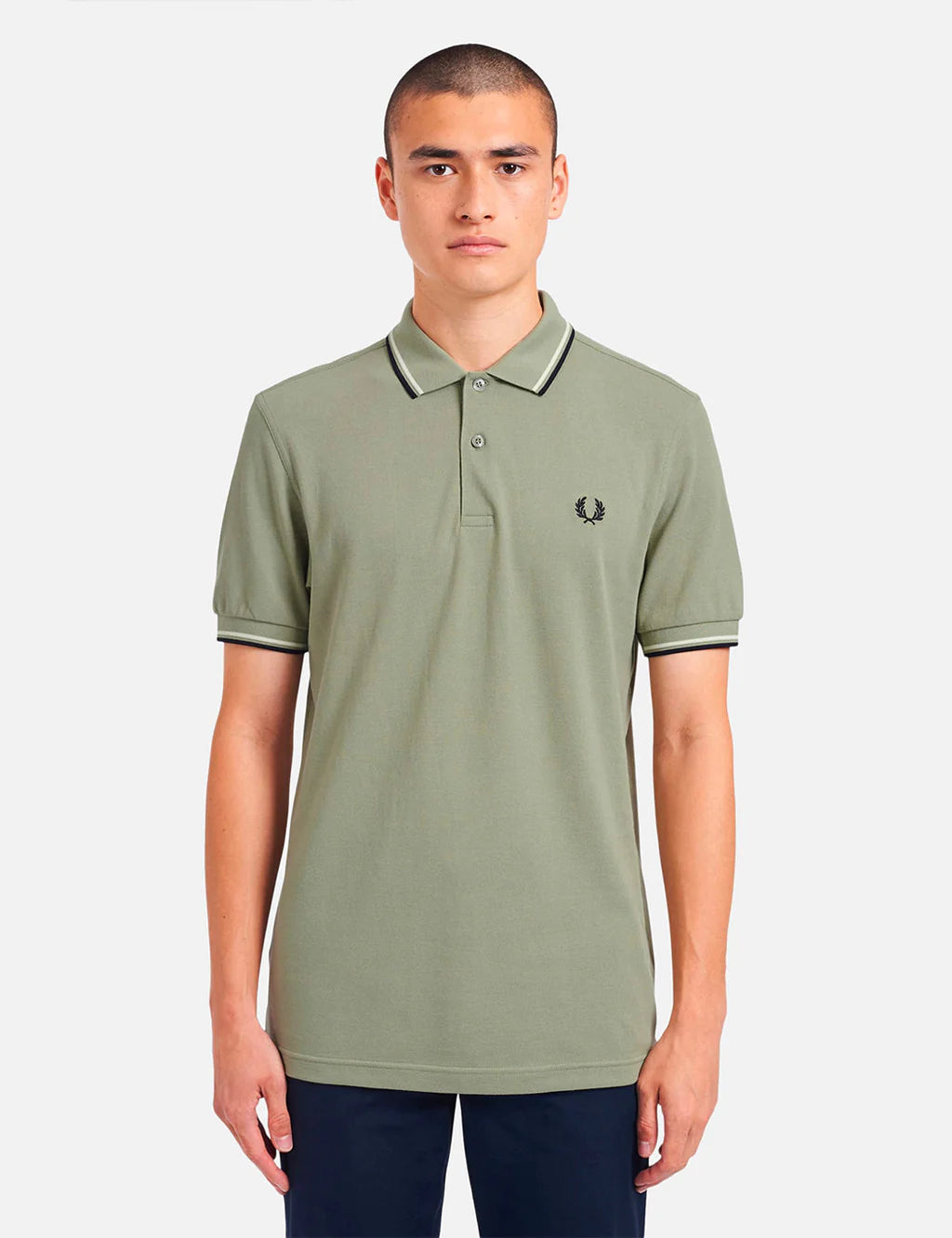 Fred Perry Men's Twin Tipped Polo Shirt - Classic Cotton Casual Shirt with Embroidered Logo (3-Pack) | Perfect for Golf, Business Casual & Everyday Wear