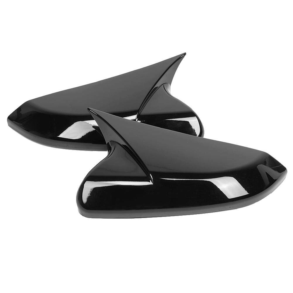 Rearview Mirror Cover for 1th 216-22 - Glossy Black Car Side Door Wing Mirror Add-on Shell | Perfect for Protection & Style Enhancement on Sedans, SUVs, and Trucks