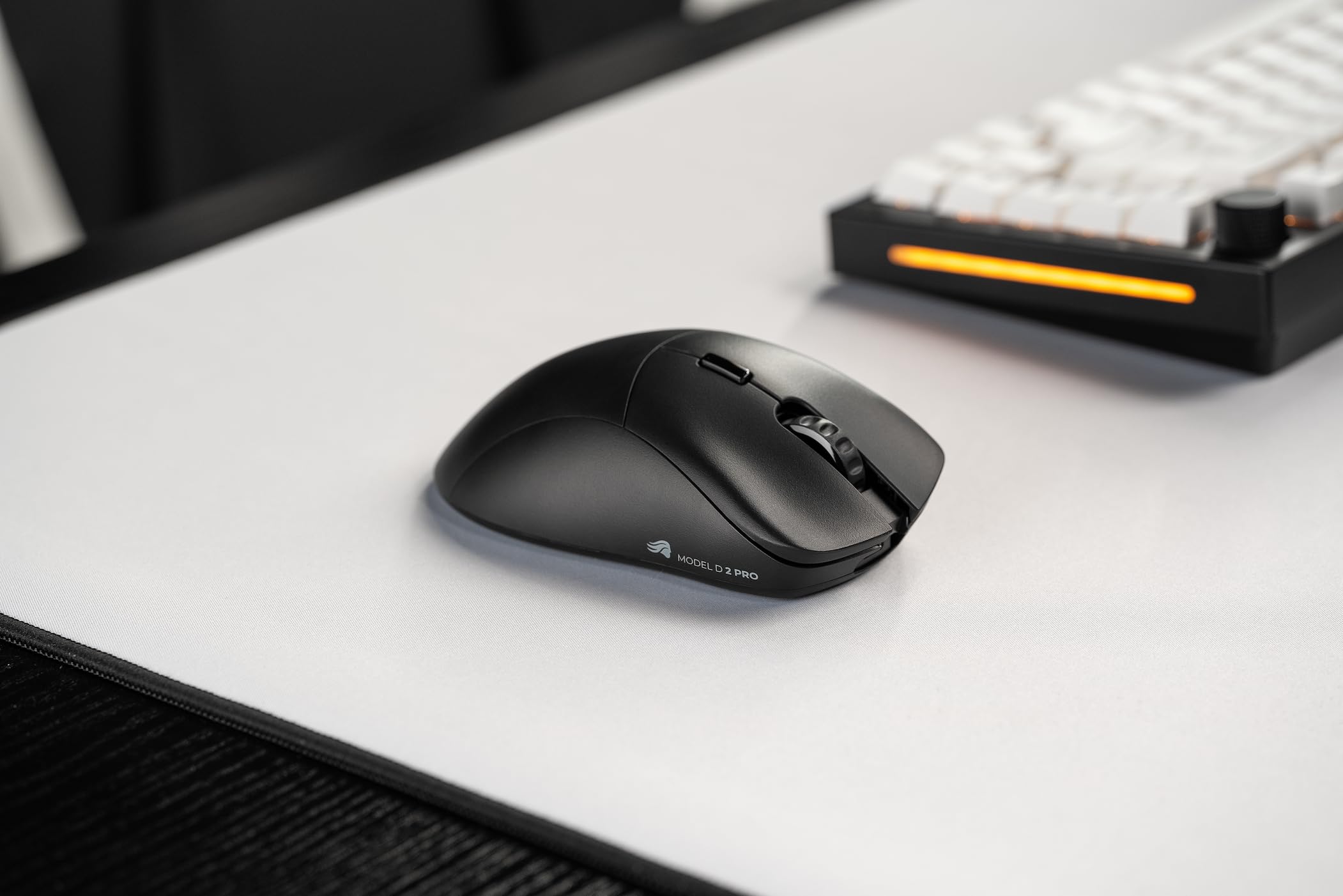 Glorious Model D 2 PRO Wireless Gaming Mouse - 2.4GHz 1ms Delay, 100M Clicks, Ultra-Light 60g, Long Battery Life, 26000 DPI, RGB, Ergonomic Design, 6 Buttons, PTFE Feet - Black | Perfect for FPS, MOBA & Esports Gaming