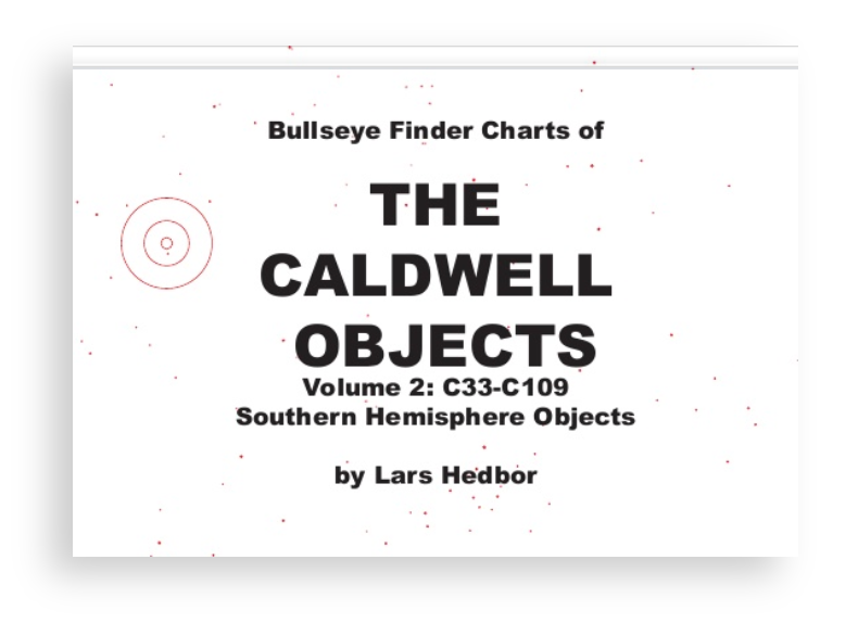 Bullseye Finder Charts of the Caldwell Objects Volume 2 - Astronomy Star Guide for Deep Sky Observation - Perfect for Telescope Users and Amateur Astronomers