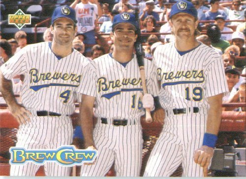 1993 Upper Deck #43 Brew Crew Milwaukee Brewers Baseball Card - Vintage MLB Collectible for Sports Memorabilia & Card Trading Enthusiasts - Perfect for Display, Gifts, and Investment