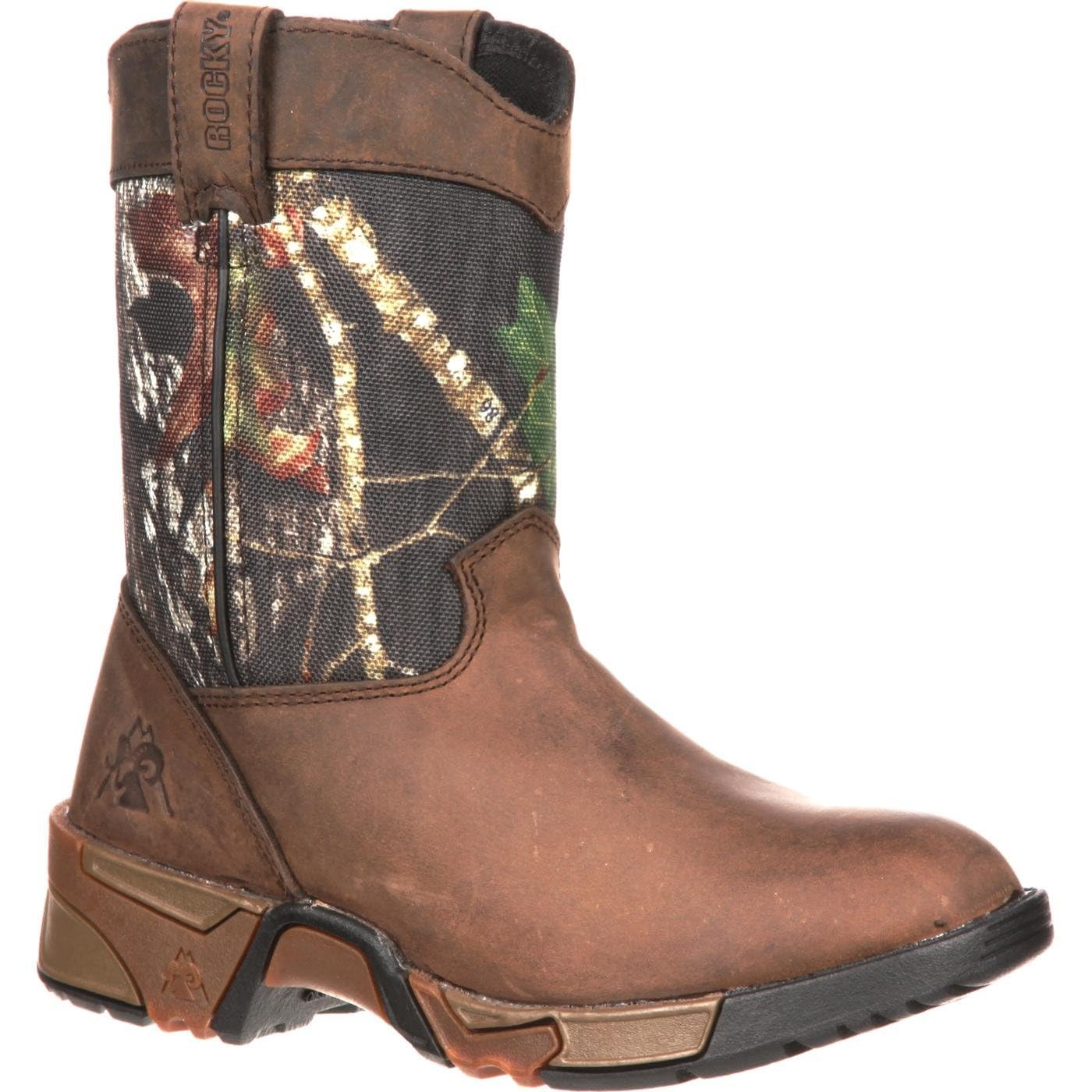 ROCKY Kids' Aztec Wellington Boots - Waterproof Rain Boots for Boys & Girls - Perfect for Outdoor Play, Puddle Jumping & Farm Adventures