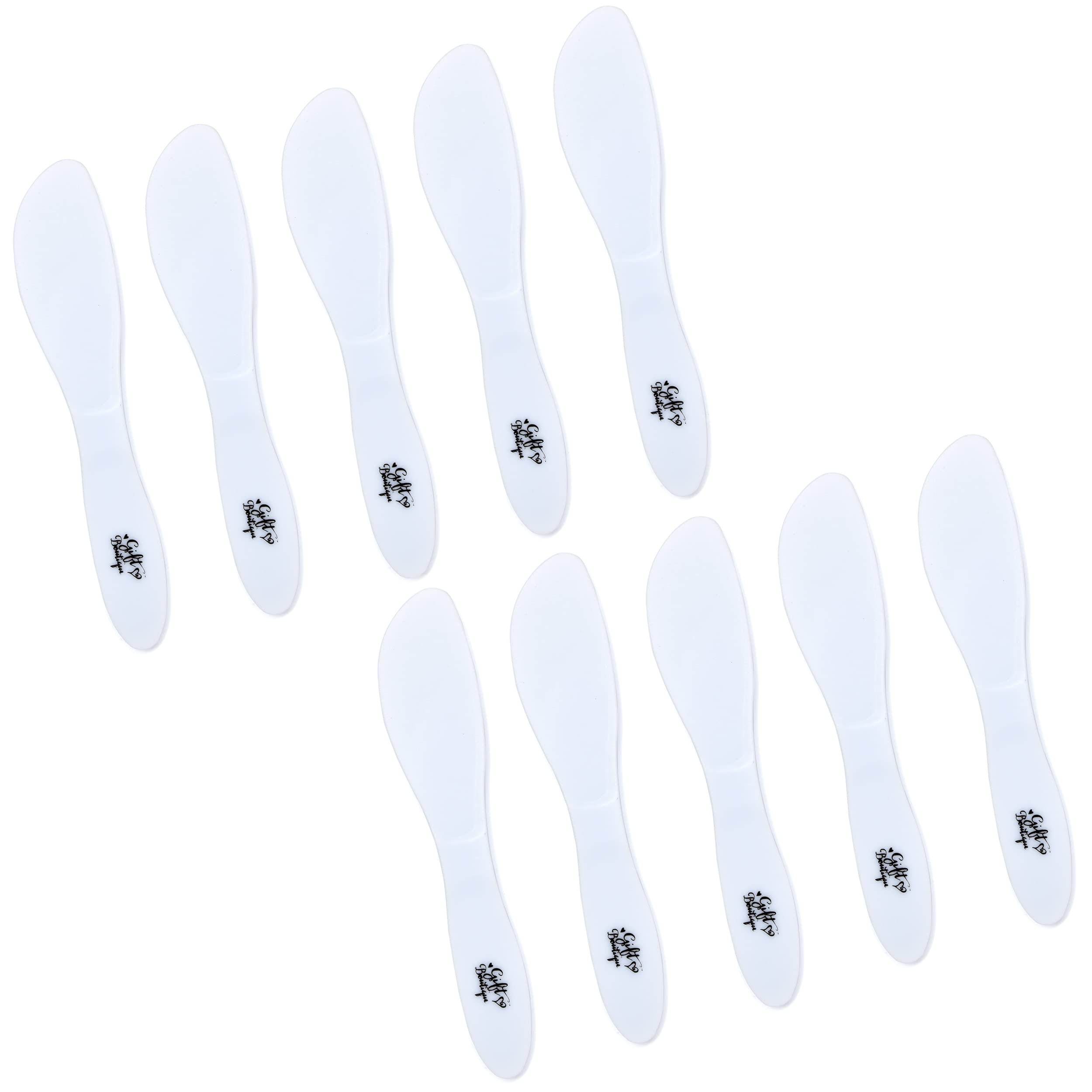 Heat Resistant Spatula Set for Nonstick Cookware - 10 Pack Mini Plastic Kitchen Utensils for Cooking & Baking - Perfect for Flipping Pancakes, Scrambled Eggs & Cookies (Small Spatula Turner Flipper)
