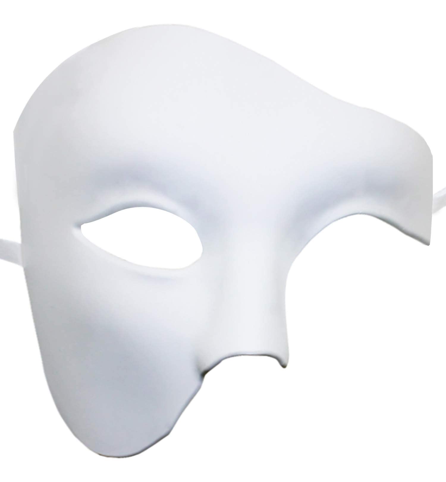 KEFAN Men's Masquerade Mask - Phantom of The Opera Style Half Face Mask for Halloween, Cosplay & Costume Parties