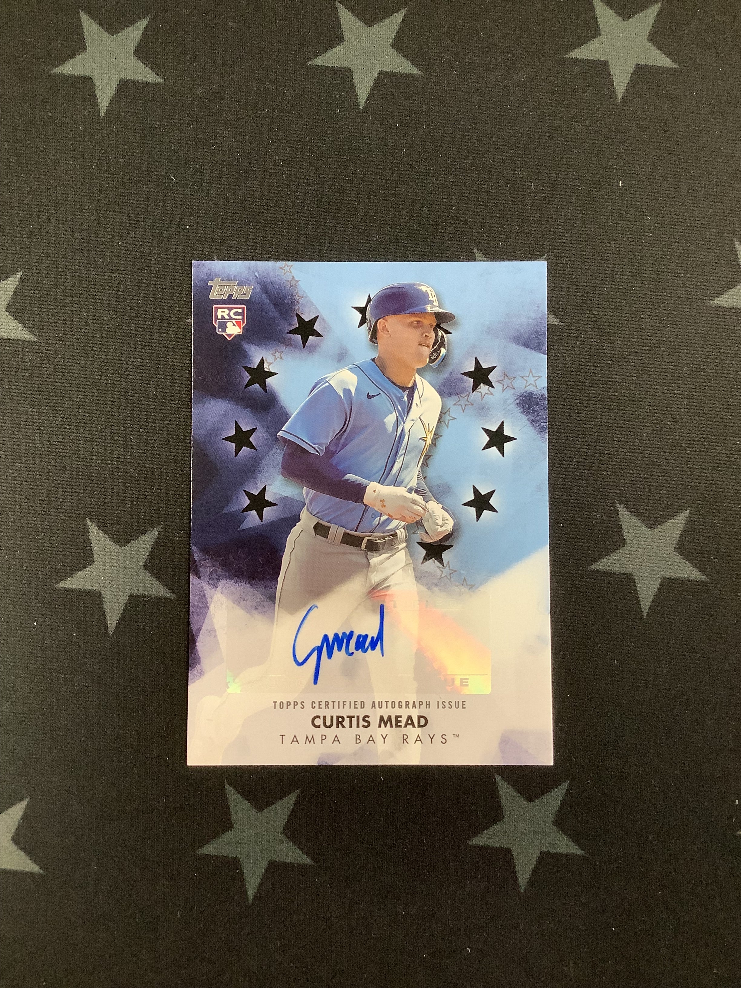 2024 Topps Baseball Stars Curtis Mead Rookie Auto #BSA CM /199 - Collectible Trading Card for MLB Fans & Sports Memorabilia Enthusiasts