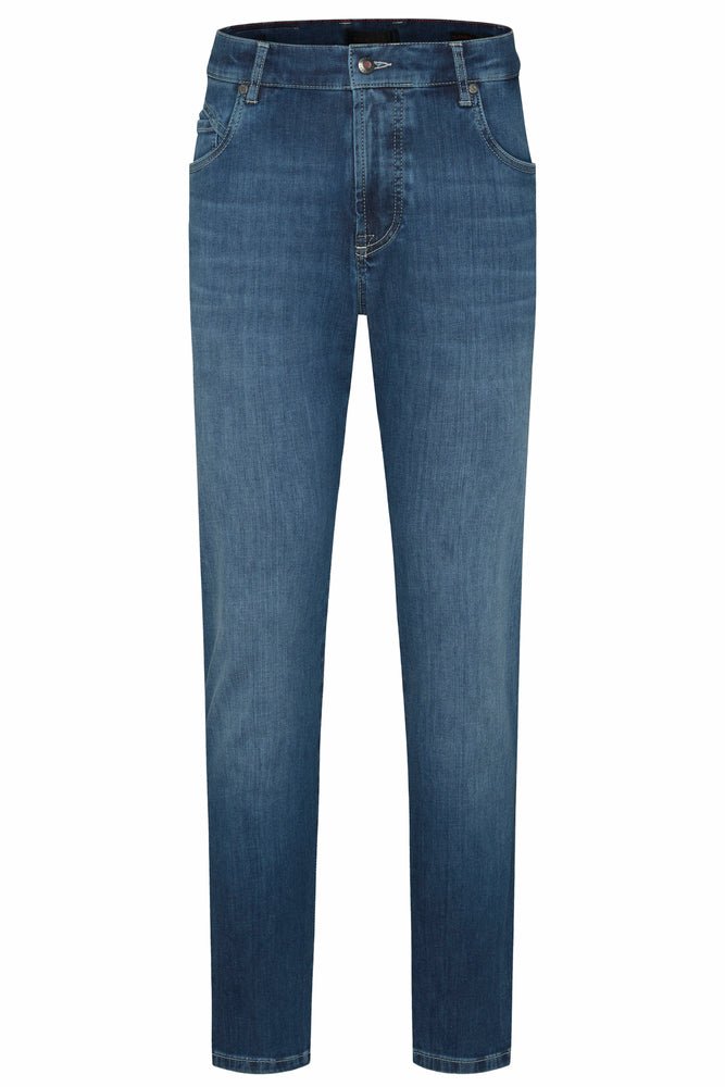 BUGATTI Premium Denim Jeans for Men - Slim Fit Stretch Comfortable Jeans - Perfect for Casual Wear, Office & Night Out