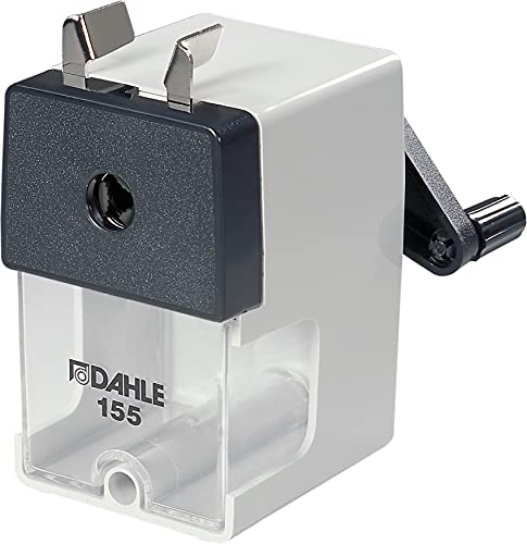 Dahle 155 Professional Pencil Sharpener with Adjustable Point & Auto Cutting System - Works with Graphite & Oversized Artist Pencils - Perfect for Artists, Designers & Office Use