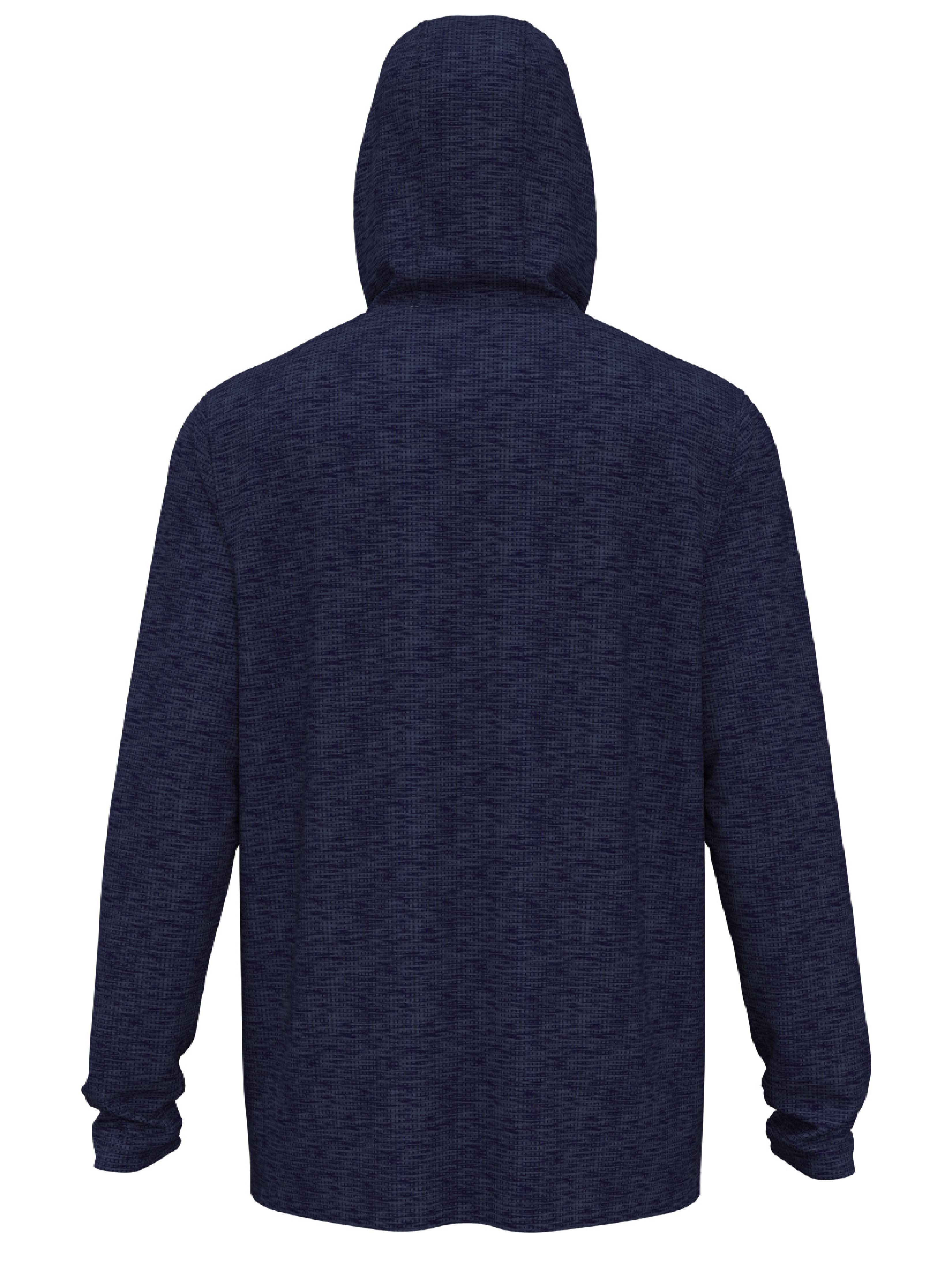 Men's Textured Coastal Hoodie - Soft & Stylish Pullover for Casual Wear, Outdoor Adventures & Layering