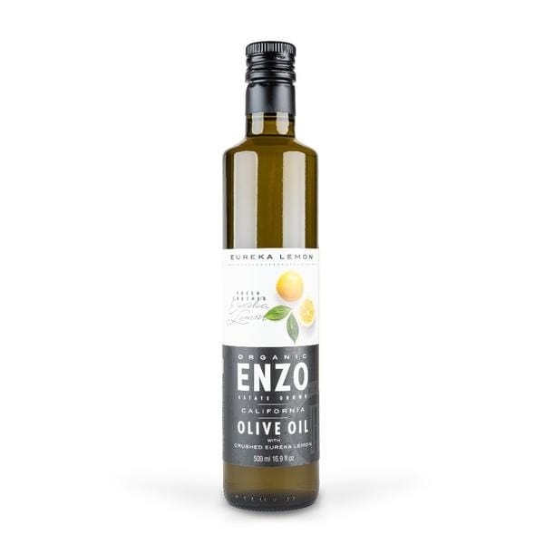 Enzo Eureka Lemon Crush - Refreshing Lemon Flavor for Cocktails, Baking & Healthy Drinks | Perfect for Summer Parties, Desserts & Hydration