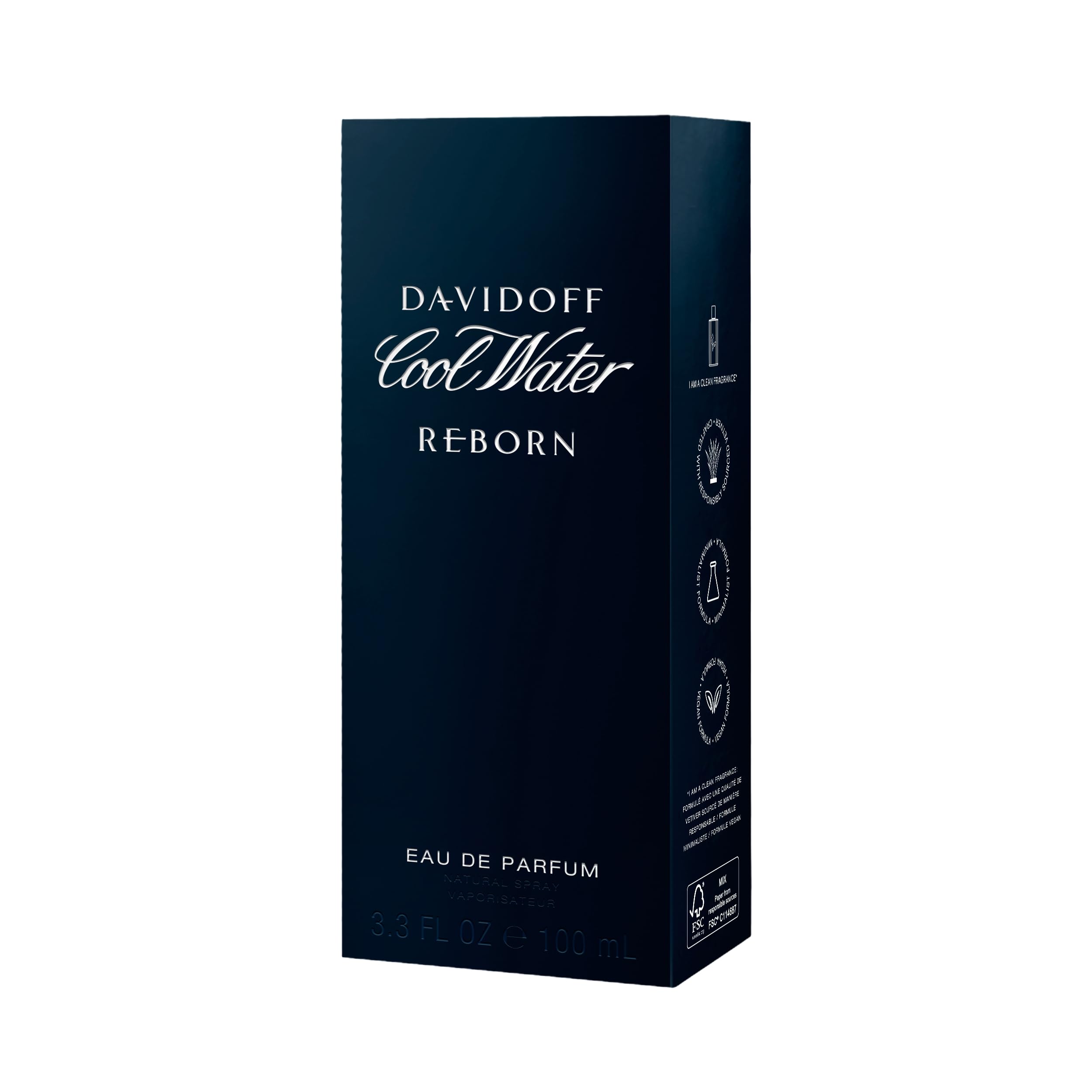 Davidoff Cool Water Reborn Eau de Parfum for Men | Long Lasting Fougère Cologne with Galbanum, Cedarwood & Vetiver Notes | Perfect for Daily Wear, Office & Special Occasions