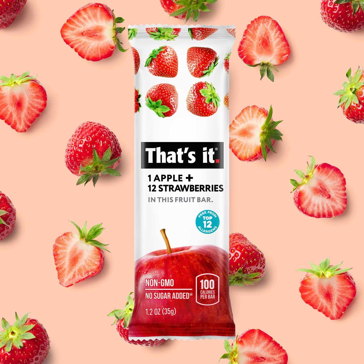 Healthy Fruit Snacks Gift Box (20 Pack) - 100% Natural, Gluten-Free, Vegan Fruit Bars Variety Pack | Perfect for Office Snacks, School Lunches & On-the-Go Energy Boost