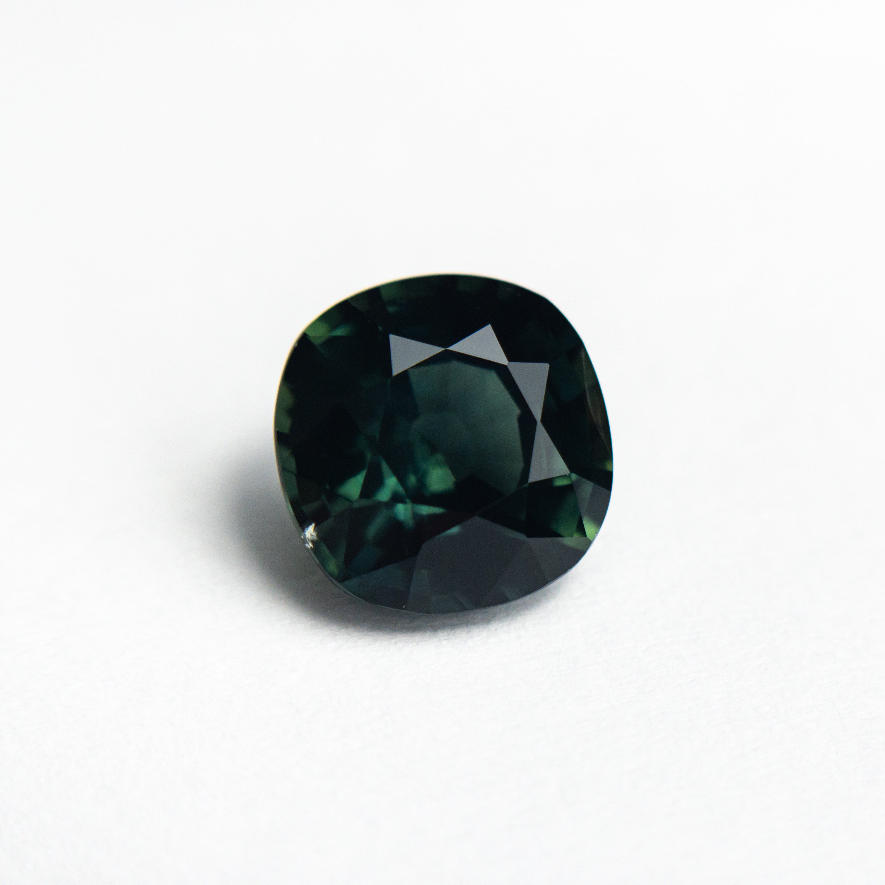 1.86ct Natural Cushion Cut Blue Sapphire Gemstone (7.10x7.05x4.56mm) - Certified Loose Stone for Engagement Rings & Jewelry Making