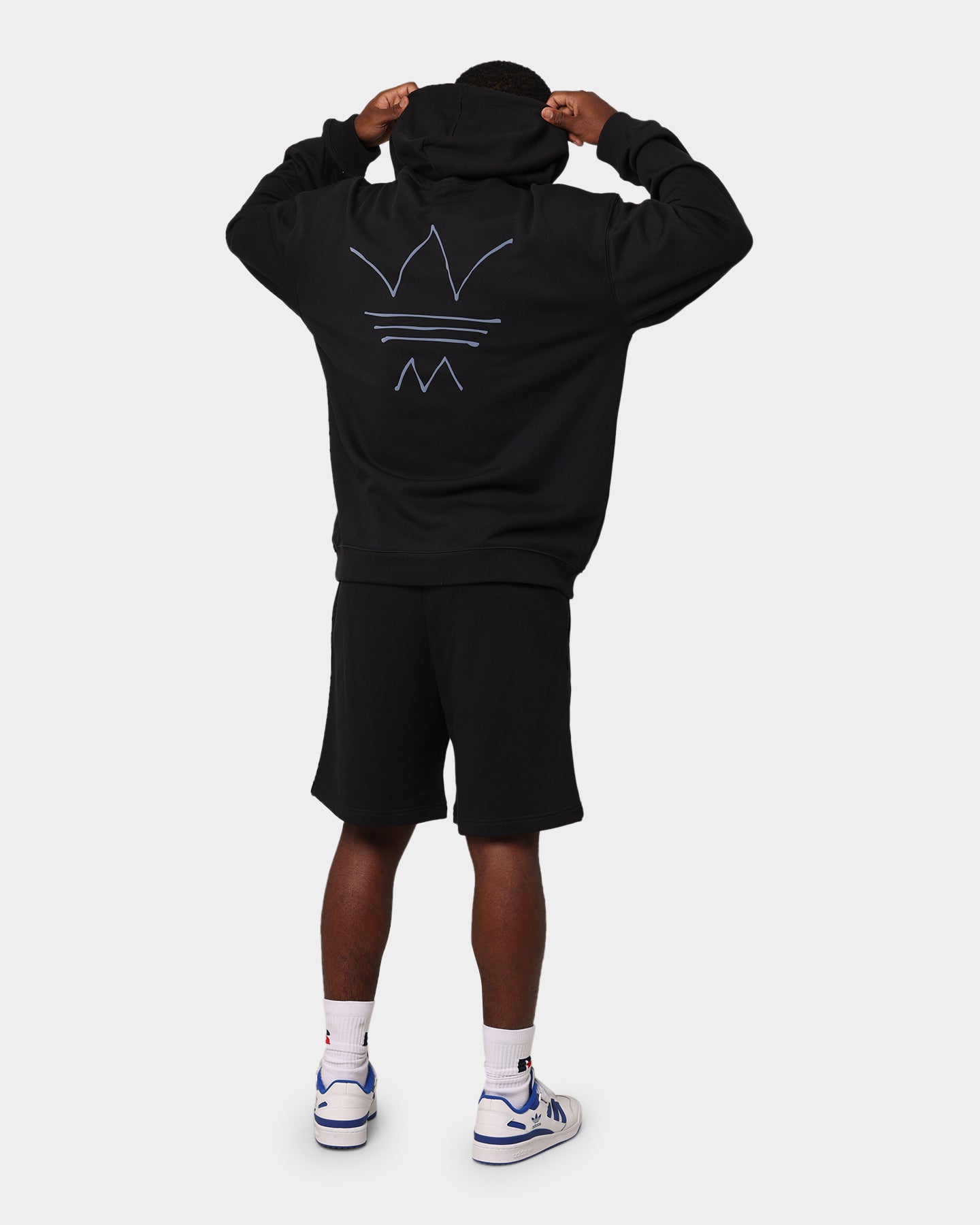 Adidas Abstract Hoodie for Men & Women - Black Pullover Hooded Sweatshirt | Casual Streetwear for Gym, Running & Everyday Wear