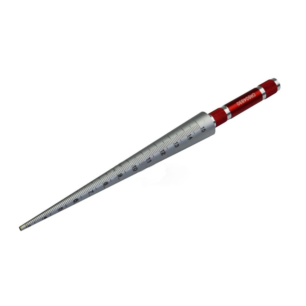 BALAX Conical Feeler Gauge Set - Taper Bore Gauge Hole Size Ruler for Precision Gap & Hole Measurement (4 Sizes) - Ideal for Automotive, Machining & Metalworking Inspections