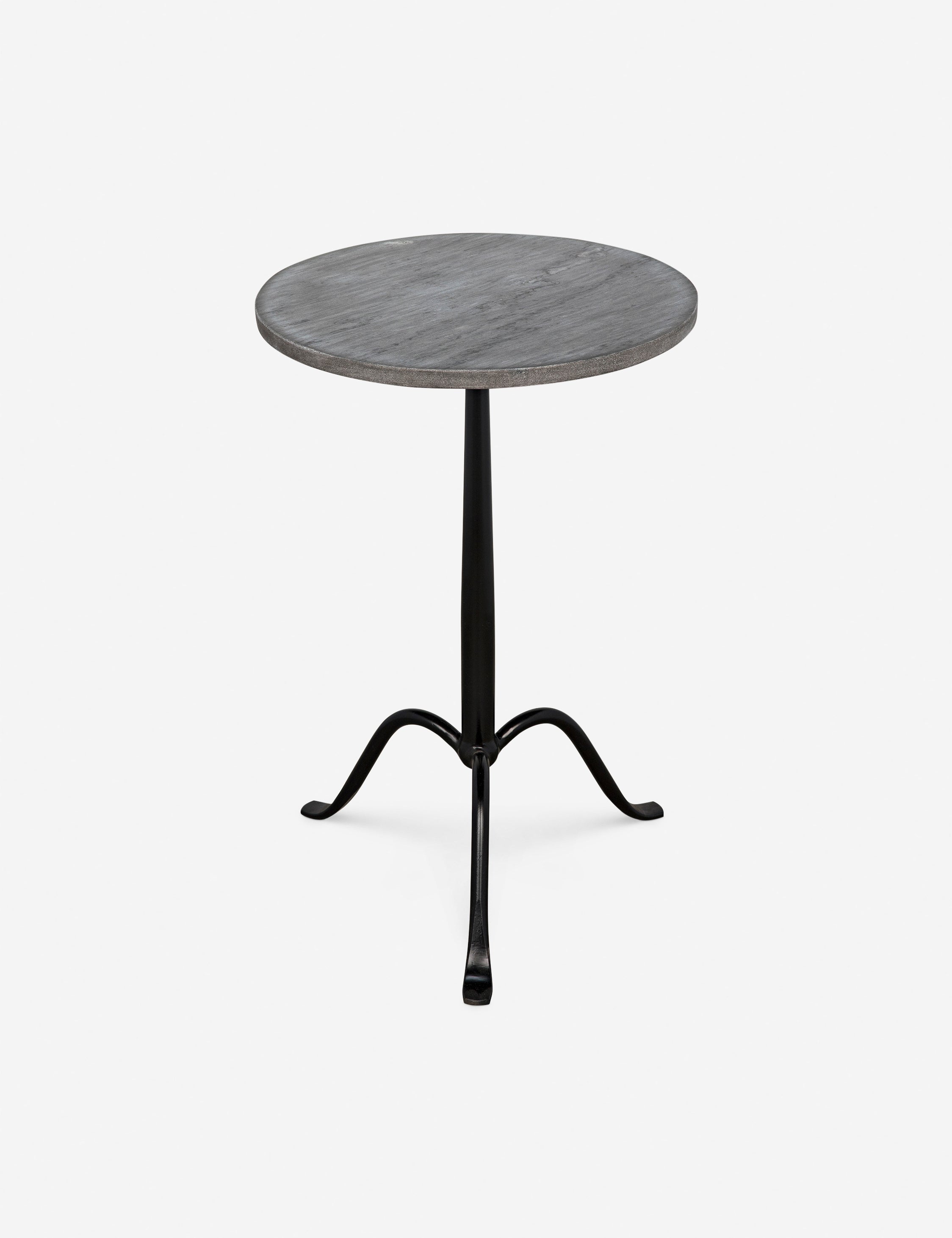 Alfano Modern Round Side Table - Small Accent End Table for Living Room, Bedroom, or Office - Perfect for Coffee, Books, and Decor