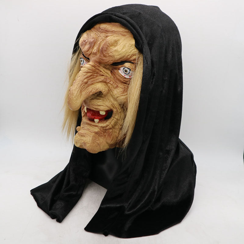 Scary Witch Mask for Halloween - Realistic Latex Costume Accessory for Adults & Kids - Perfect for Trick or Treating, Cosplay & Spooky Parties