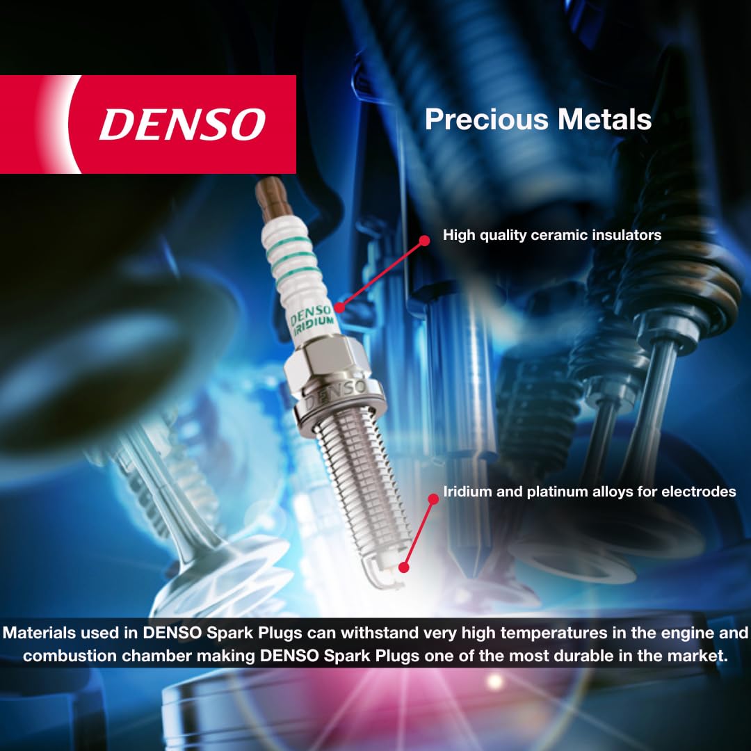 Denso (5720) IRE01-31 Iridium Racing Spark Plug - High Performance Spark Plug for Cars, Motorcycles & ATVs - Pack of 1 - Ideal for Racing, Off-Road & High-Performance Engines