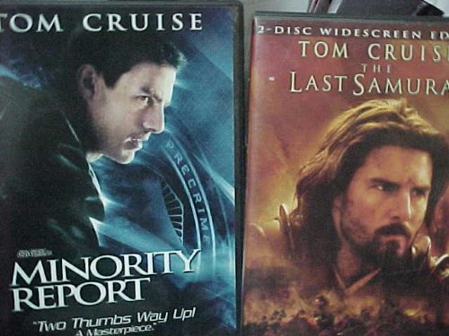 Tom Cruise 2 Movie Collection - Minority Report & The Last Samurai - Sci-Fi Thriller & Historical Action Films for Movie Night & Home Entertainment