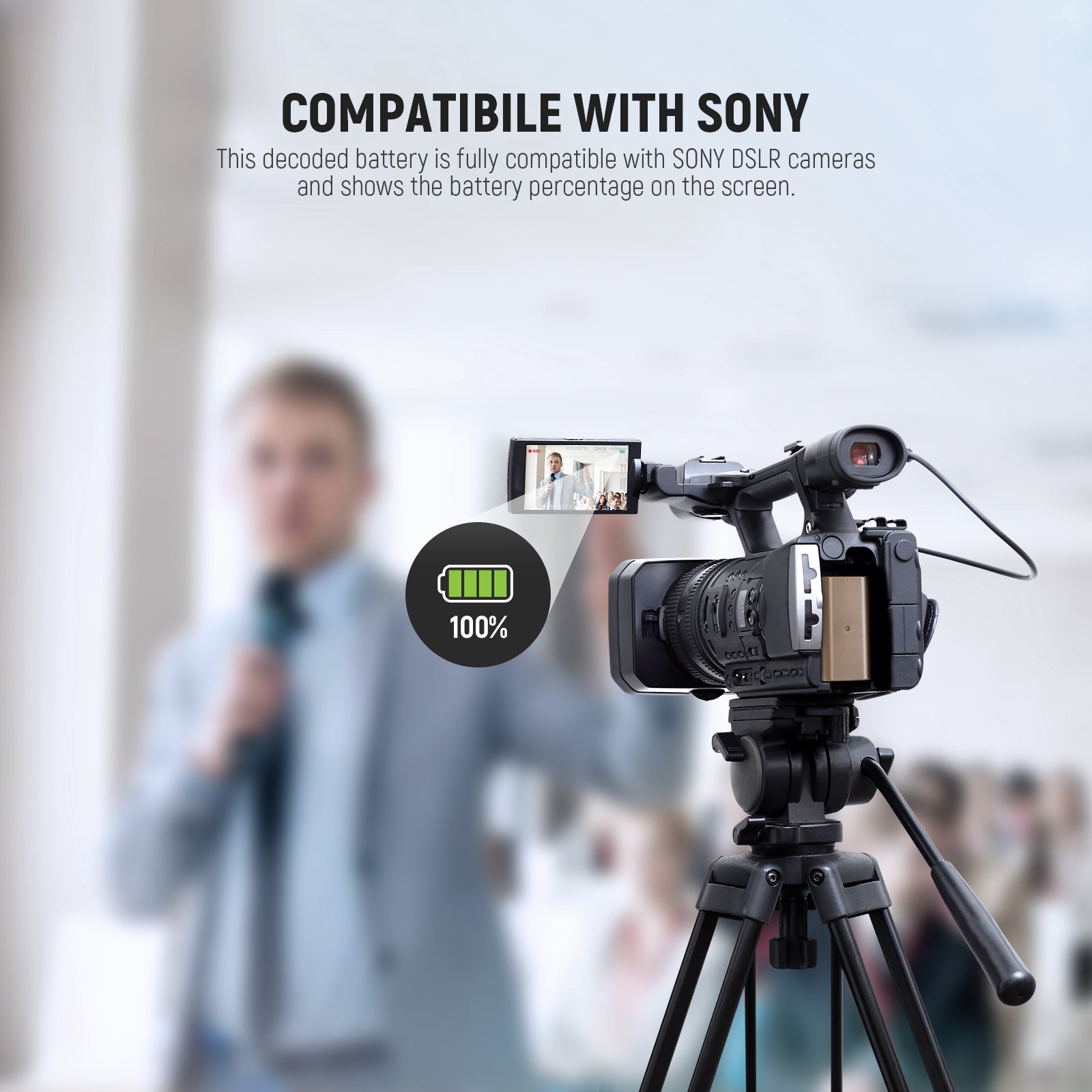NEEWER NP-F750 7000mAh Replacement Battery for Sony Cameras - High Capacity Power Solution for Photography & Videography