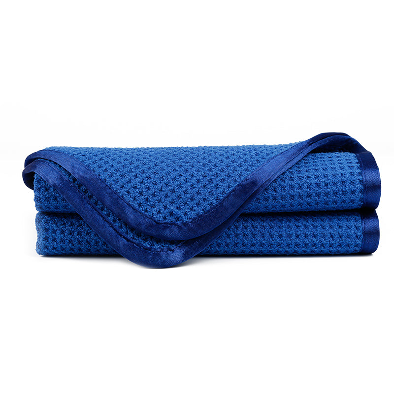 Premium Waffle Weave Microfiber Towel Set - 16x24 Inches, 380GSM, Ultra Absorbent & Quick Dry (Pack of 3) - Perfect for Gym, Spa, Beach & Bathroom Use