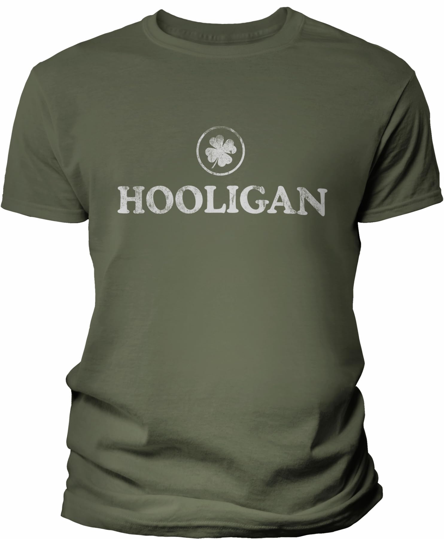 Distressed Vintage St. Patrick's Day T-Shirt - Irish Hooligan Graphic Tee for Men & Women | Pub Crawl, Irish Festival & Holiday Party Outfit