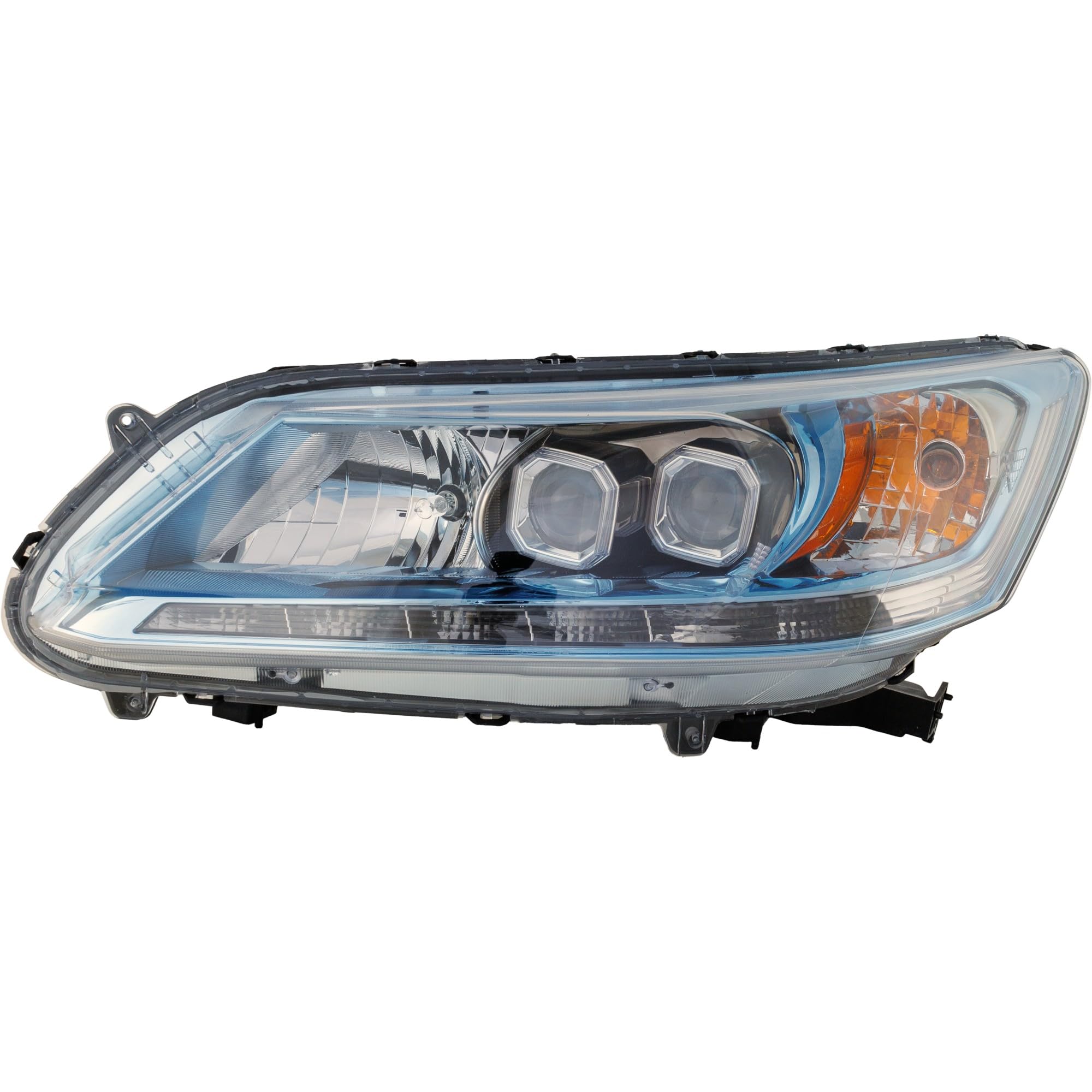 Go-Parts - Replacement LED Headlight Assembly for 2014-2015 Honda Accord Hybrid - Left Side (Driver Side) - Durable & Bright Lighting for Night Driving & Foggy Conditions