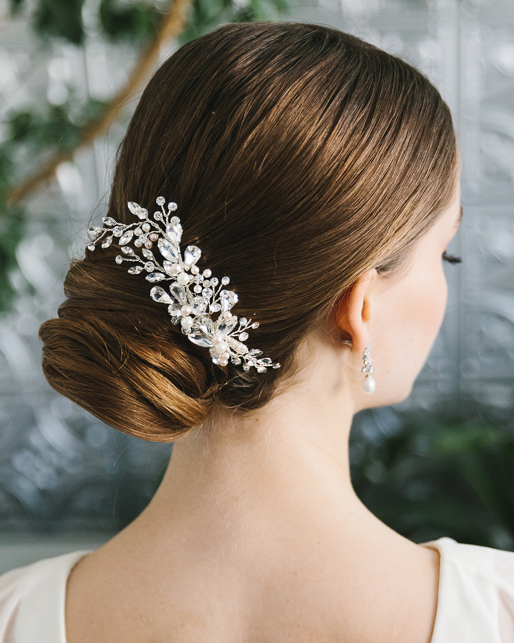 Aurora Blush Pearl Hair Clip - Elegant Pearl Hair Accessory for Women, Bridal, Prom, Party & Everyday Wear