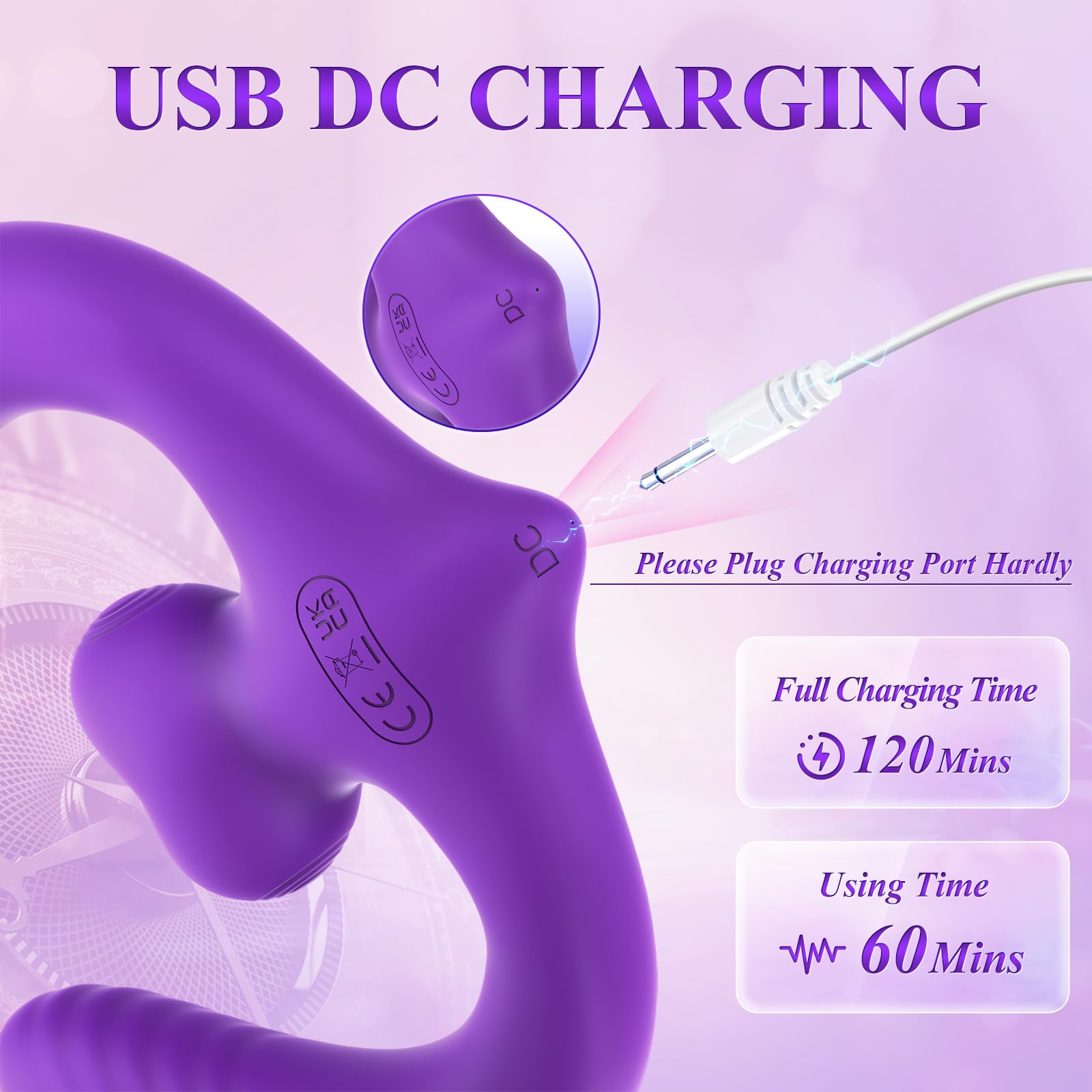 Double Ended Strap On Dildo for Women - 7 Powerful Vibrating Modes & Remote Control - Lesbian Sex Toy, Strapless Dildo for Couples & Solo Play - Perfect for Role Play, Spicing Up Relationships & Intimate Moments