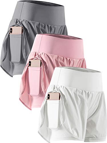 3 Pack: 06# Grey & Pink & White