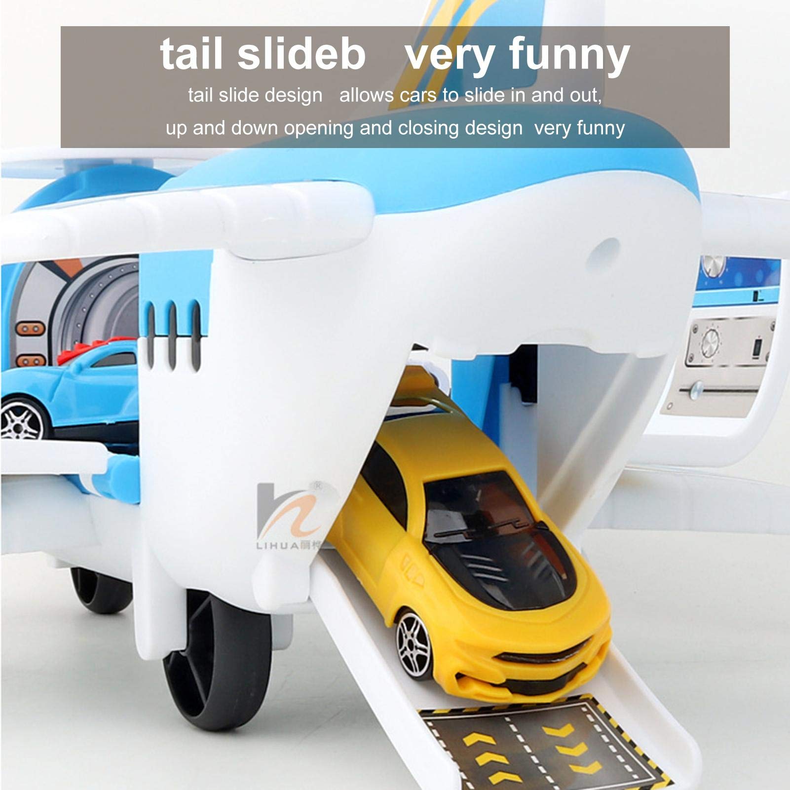 Courti Plane Toy Set - 12 PCS Airplane & Car Toys for Kids Ages 3-6 | STEM Learning Educational Toys for Toddlers | Perfect for Birthday Gifts, Preschool Playtime & Travel Activities