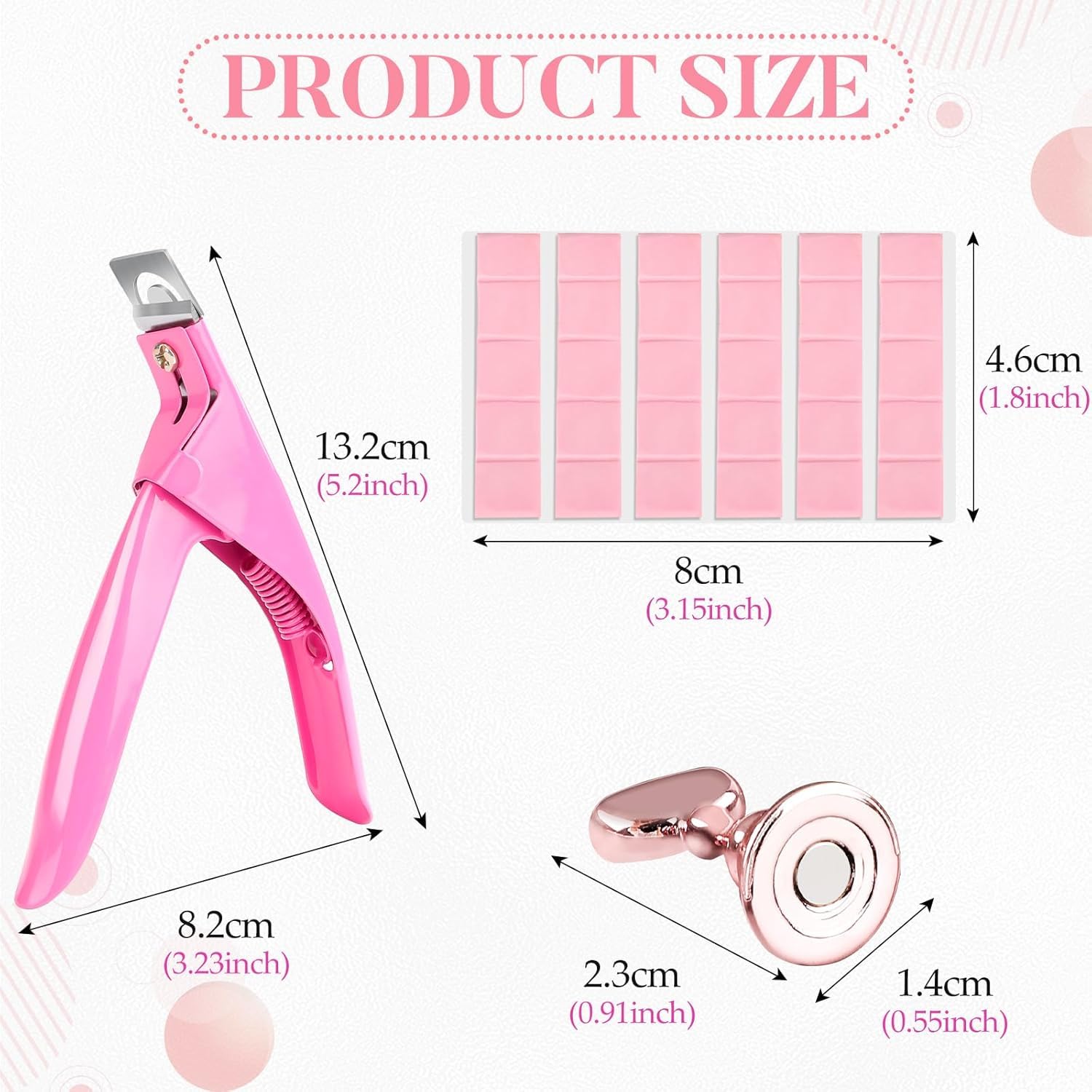 Professional Acrylic Nail Clippers & False Nail Tip Cutter Kit - 240pcs Clear False Nails Tips, Adhesive Putty & Nail Stand for Home Salon & DIY Nail Art | Perfect for Manicures, Pedicures & Nail Extensions