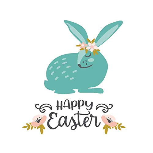 Easter Bunny Wall Stickers for Kids Room - Cute Cartoon Rabbit Decals for Bedroom & Home Decor - Perfect for Easter Party, Nursery, Playroom & Spring Decorations