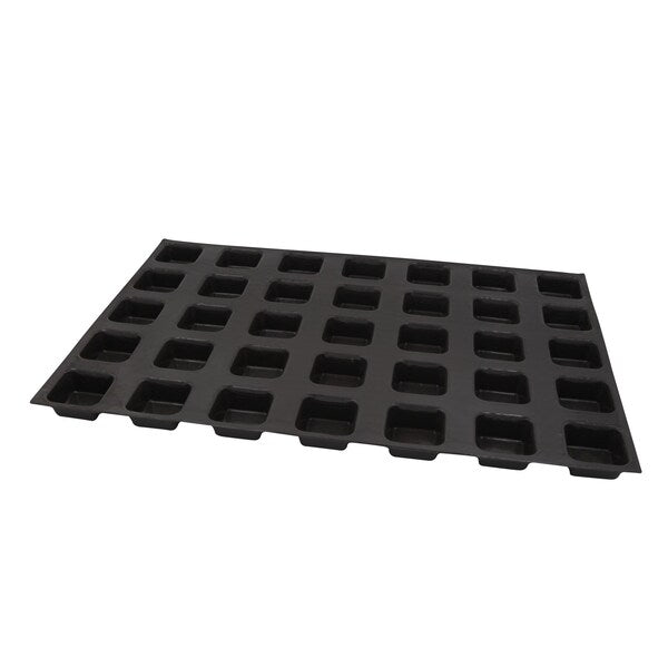 Flexipan Square Silicone Baking Mold - 35 Cavity Non-Stick Cake Pan for Perfect Brownies, Bars & Desserts | Ideal for Home Baking, Party Treats & Holiday Cooking
