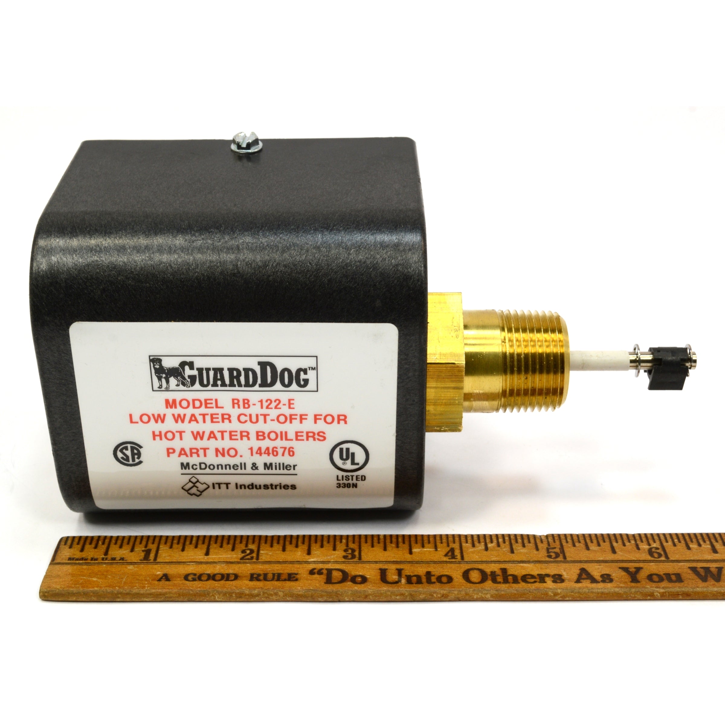 McDONNELL & MILLER GUARD DOG Model RB 122 E Low Water Cut Off Part #144676 - Boiler Safety Device for Steam Heating Systems