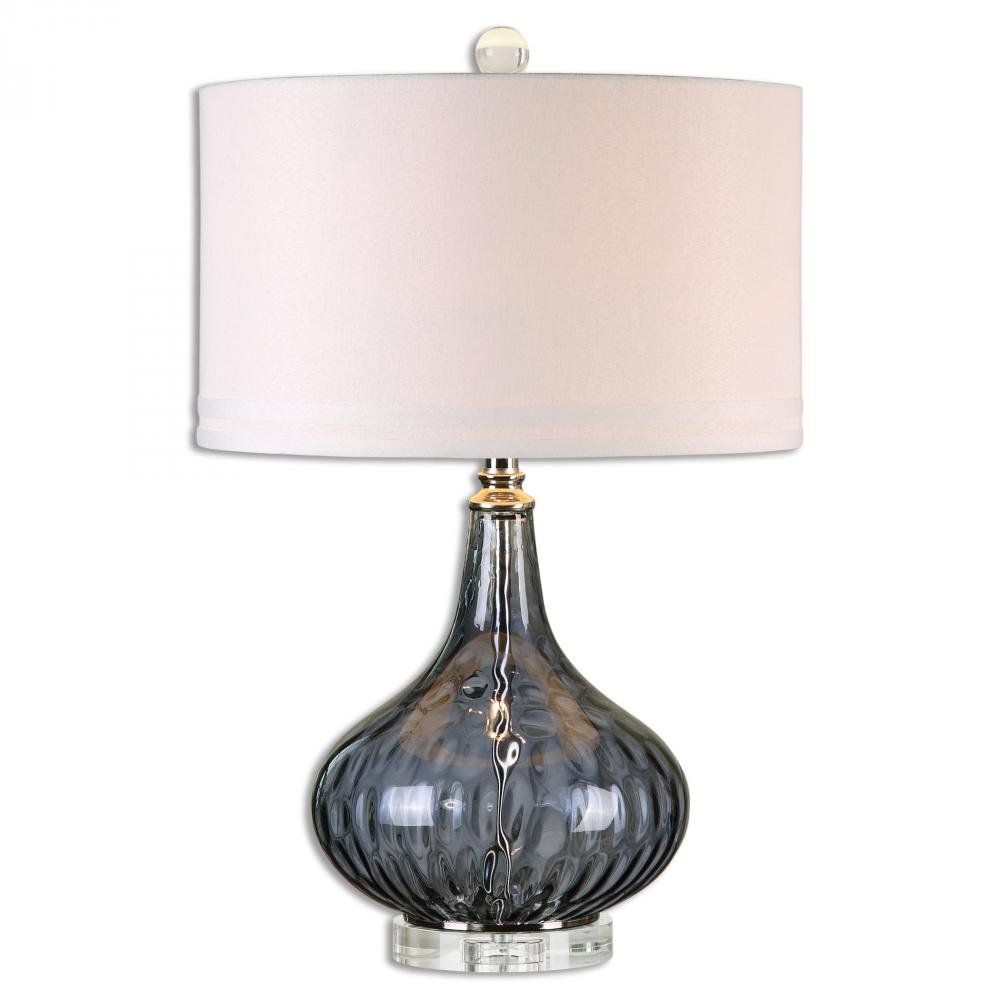 Uttermost Sutera Water Glass Table Lamp Model 26611-1 - Elegant Home Decor for Living Room, Bedroom & Office Lighting