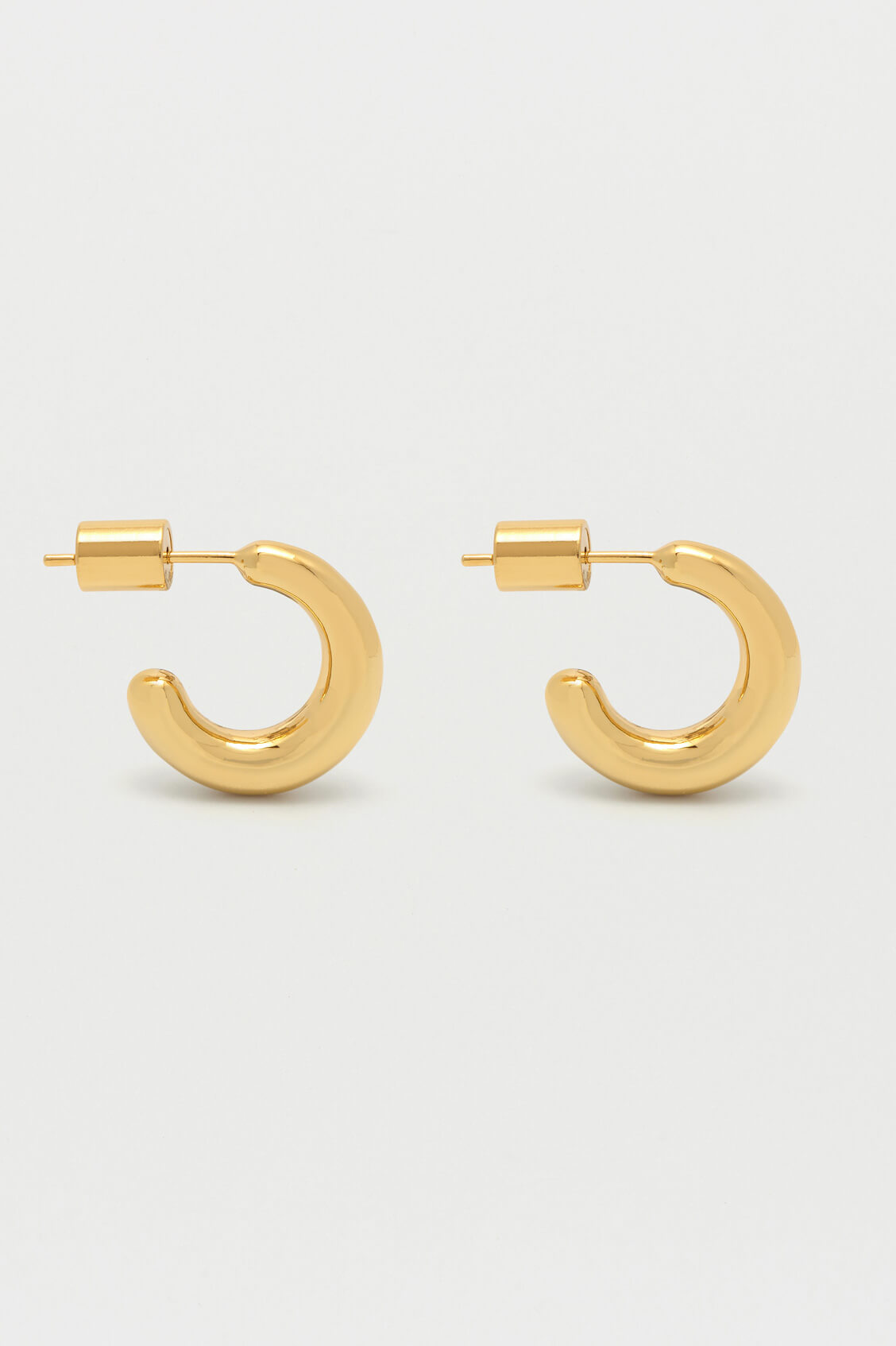 Mini Chunky Hoop Earrings for Women - Gold & Silver Small Hoop Earrings - Trendy Dainty Huggie Hoops - Perfect for Everyday Wear, Office & Date Night