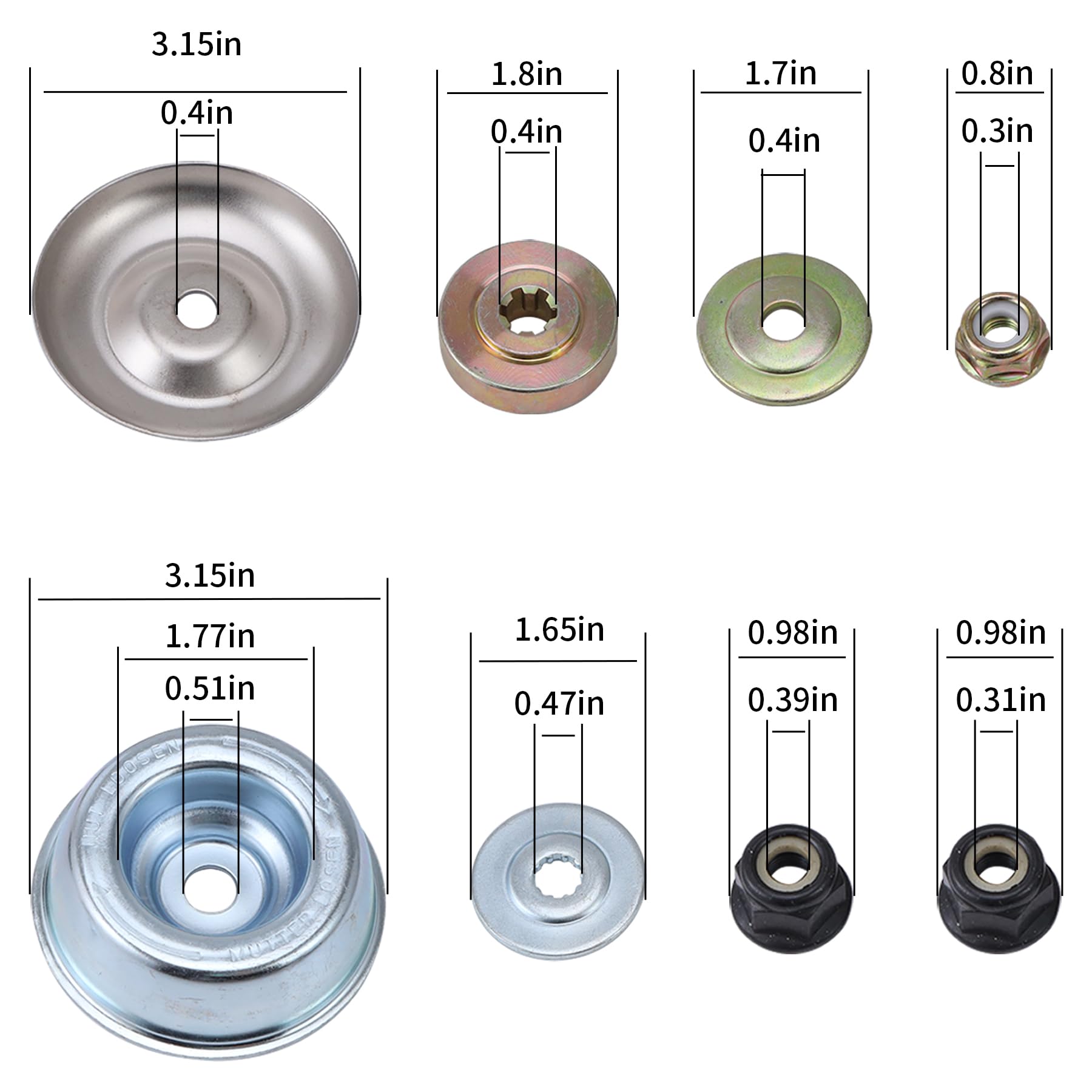 6 Steel Razor Trimmer Head & 10
