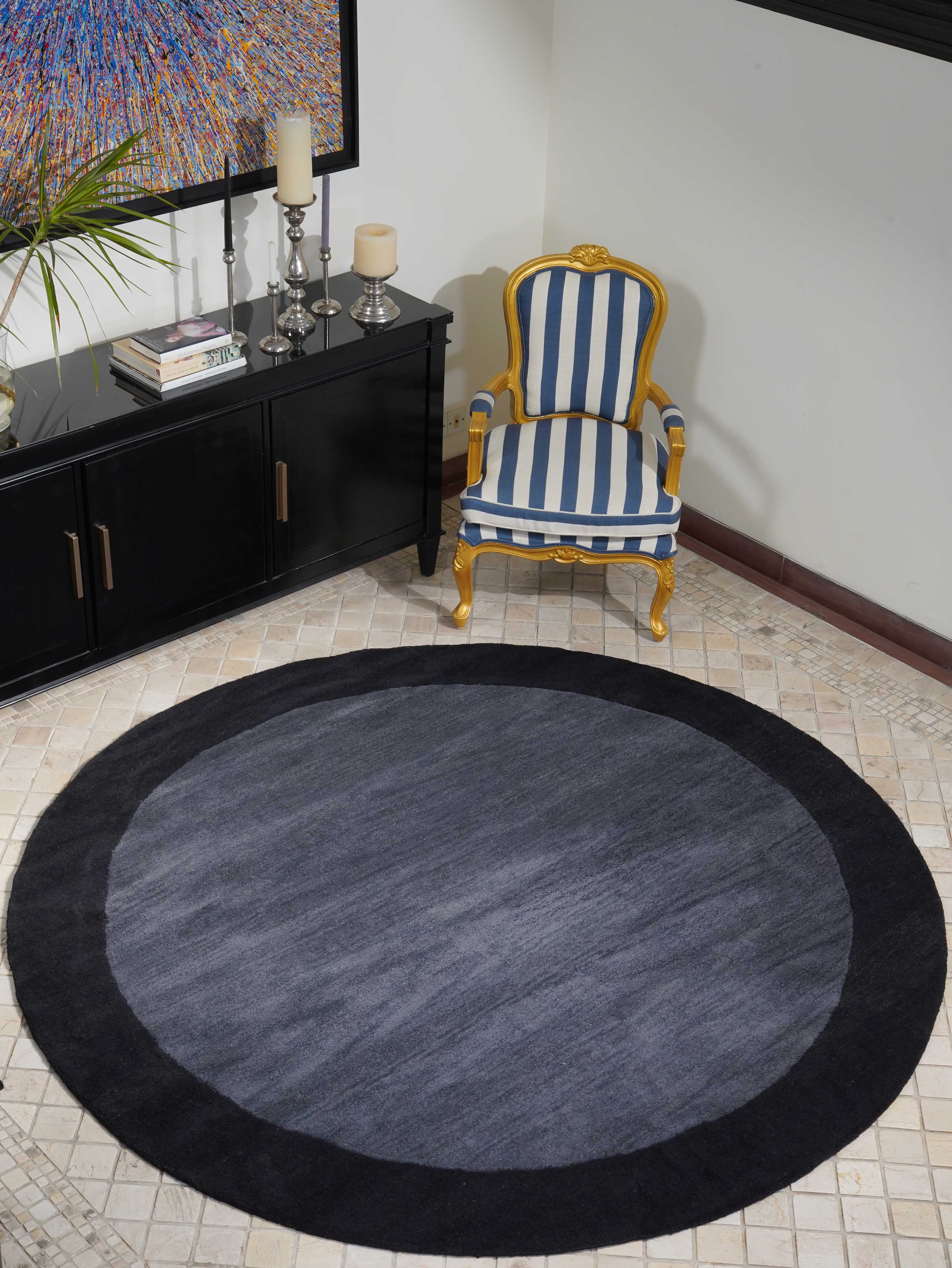 Premium Hand Tufted Area Rug - Soft Modern Boho Chic Carpet for Living Room, Bedroom, Nursery - Non-Slip Eco-Friendly Floor Decor (5'x7', Gray) | Perfect for Home Decor, Office Spaces & Cozy Reading Nooks