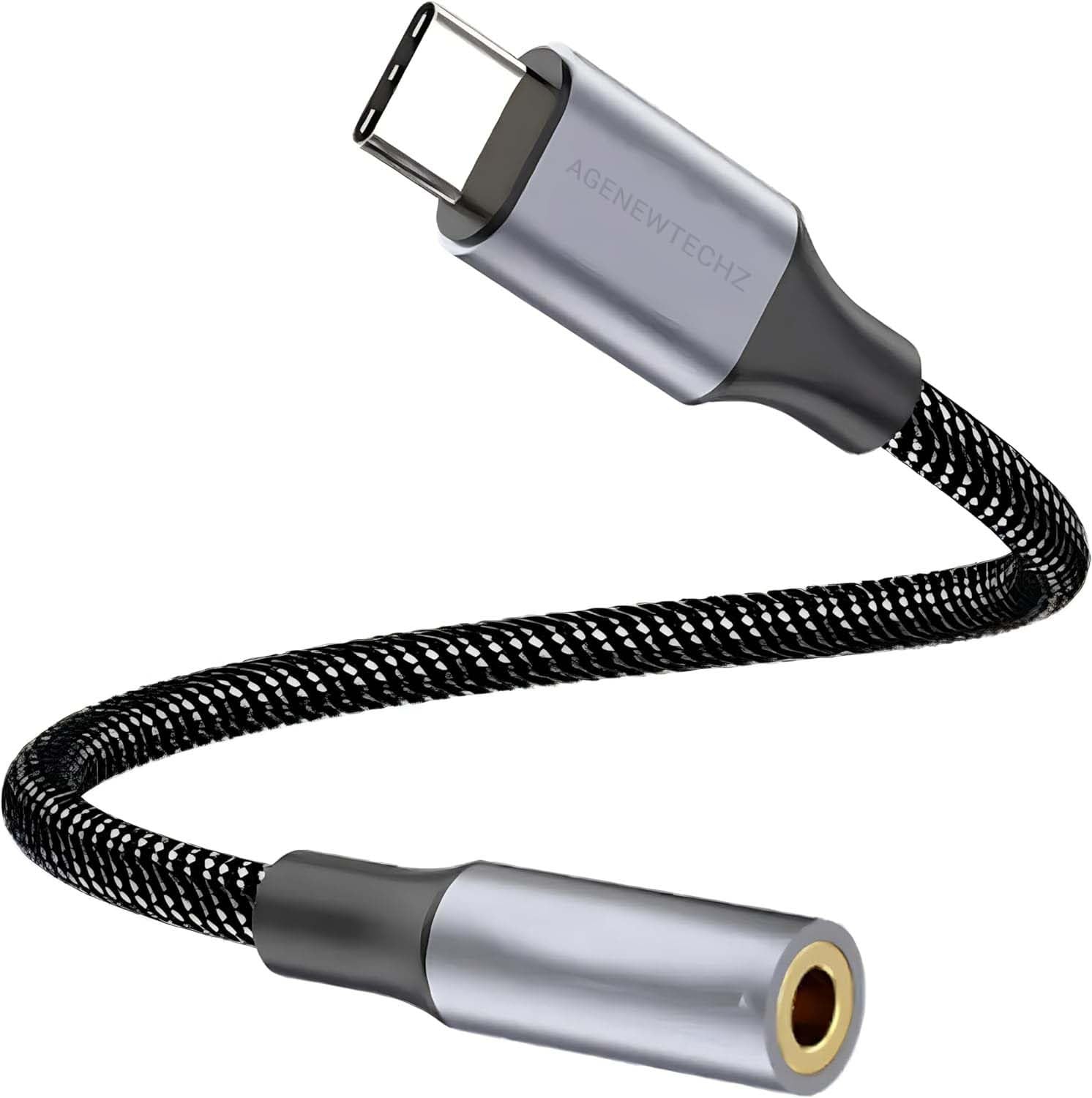 USB C to 3.5mm Headphone Adapter - Aux Audio Dongle Cable for Samsung Galaxy, iPad Pro, Huawei, Xiaomi & Type C Devices | Perfect for Gaming, Music & Hands-Free Calling