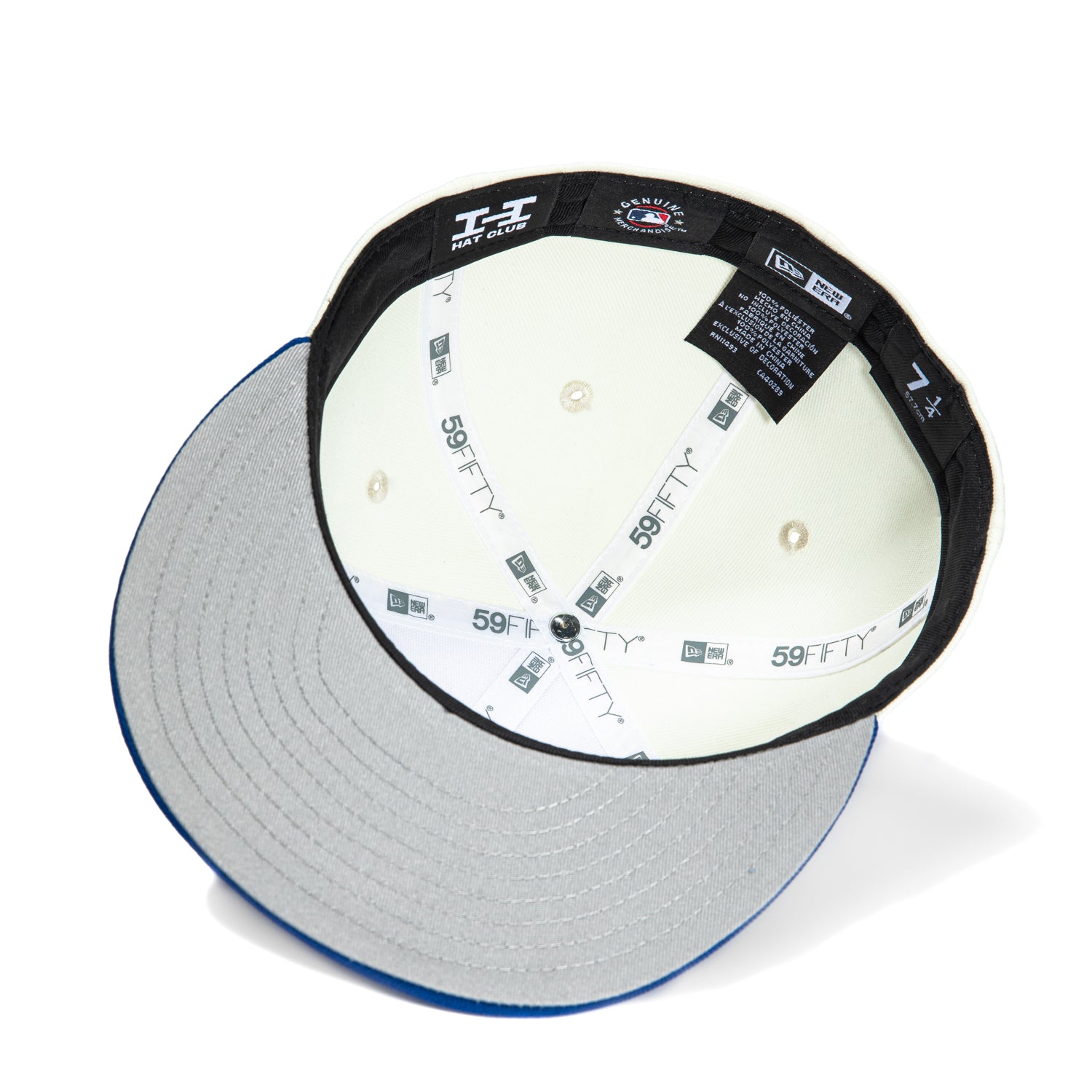 New Era 59Fifty Los Angeles Dodgers Baseball Cap - Adjustable Snapback Hat in White & Royal Blue for Men & Women | Official MLB Licensed | Perfect for Baseball Games, Sports Fans & Streetwear Fashion