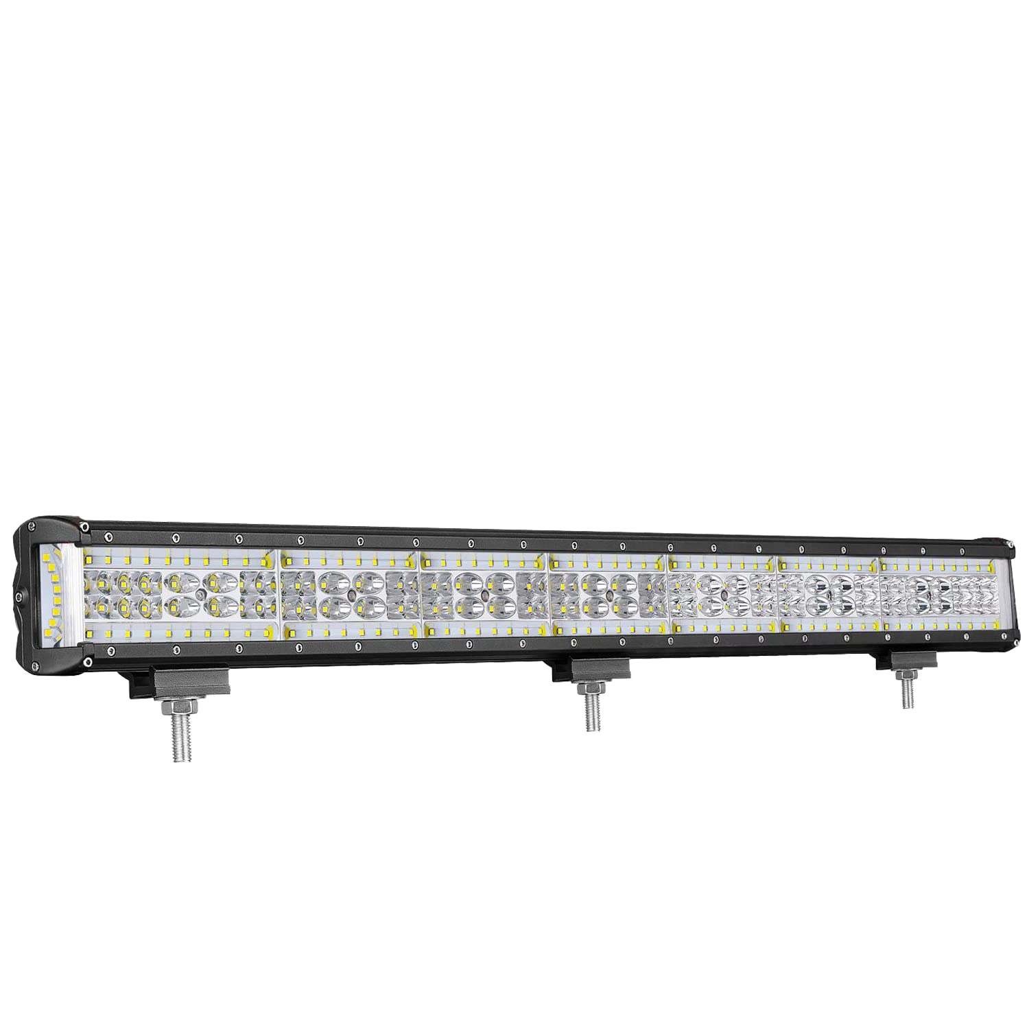 30 Inch 450W Muto-Beam Quad Row LED Light Bar - Off Road Driving Spot Flood Combo Work Lamp for Trucks, UTVs, ATVs, Pickups, SUVs & Boats | Perfect for Night Driving, Foggy Conditions & Outdoor Adventures