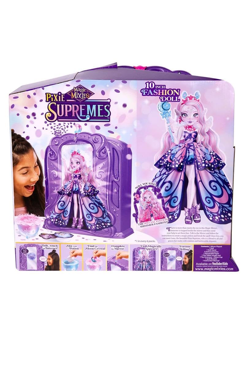 Magic Mixies Pixie Supremes Talking Magic Mirror with Luna The Butterfly Pixie Supreme 10.5