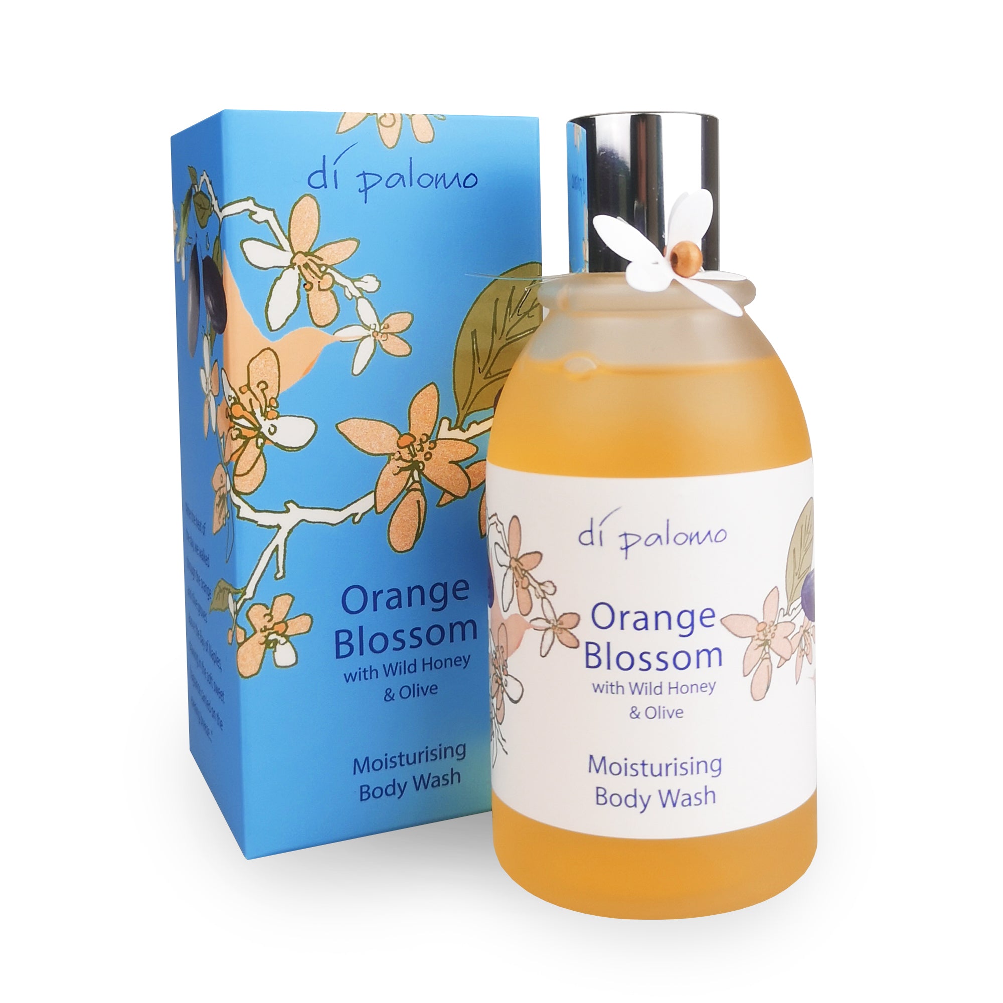 Di Palomo Orange Blossom Body Wash 240ml - Refreshing Citrus Scent for Daily Shower & Spa-Like Experience at Home
