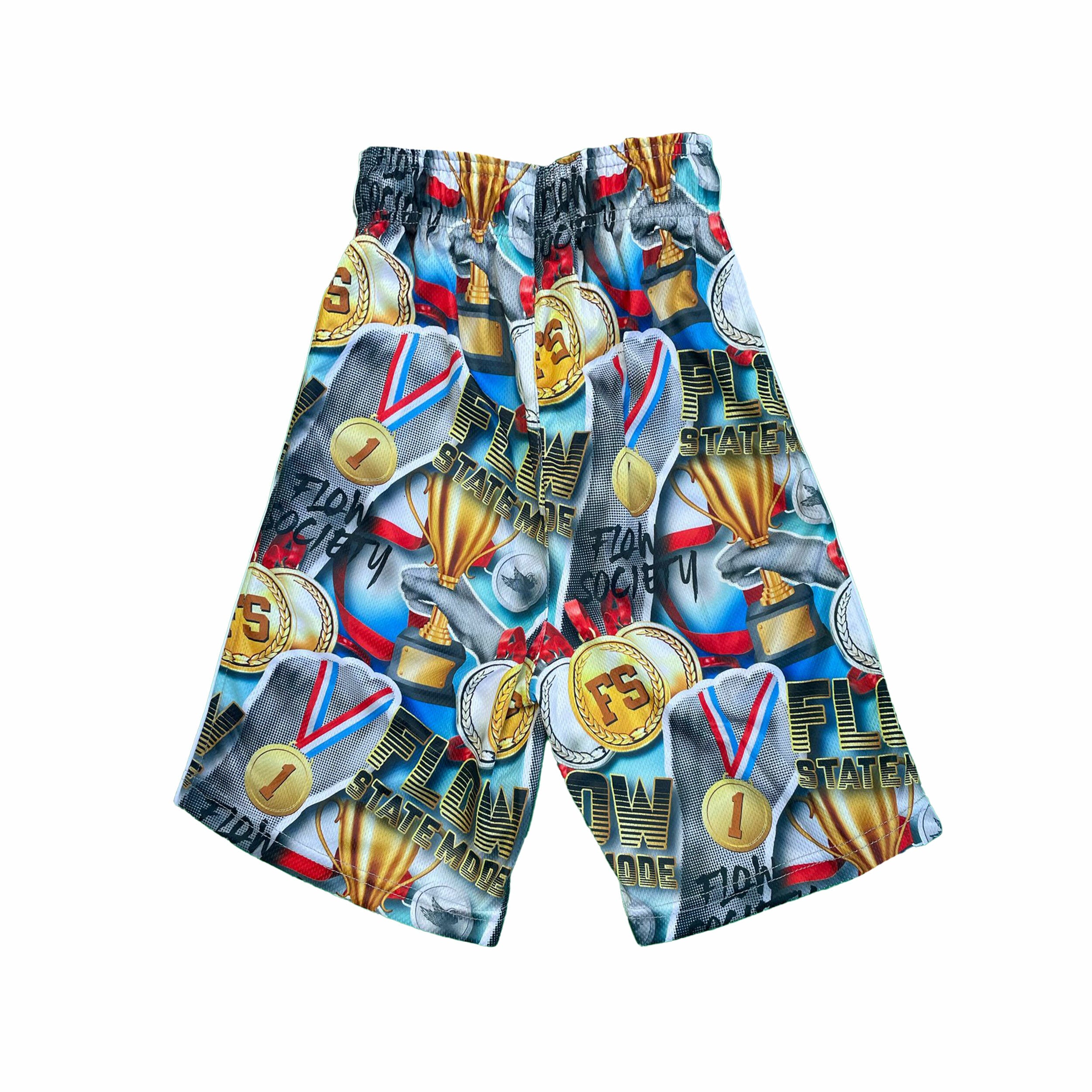 Boys Flow State Medal Short - Comfortable Athletic Shorts for Kids - Perfect for Running, Soccer & Outdoor Play