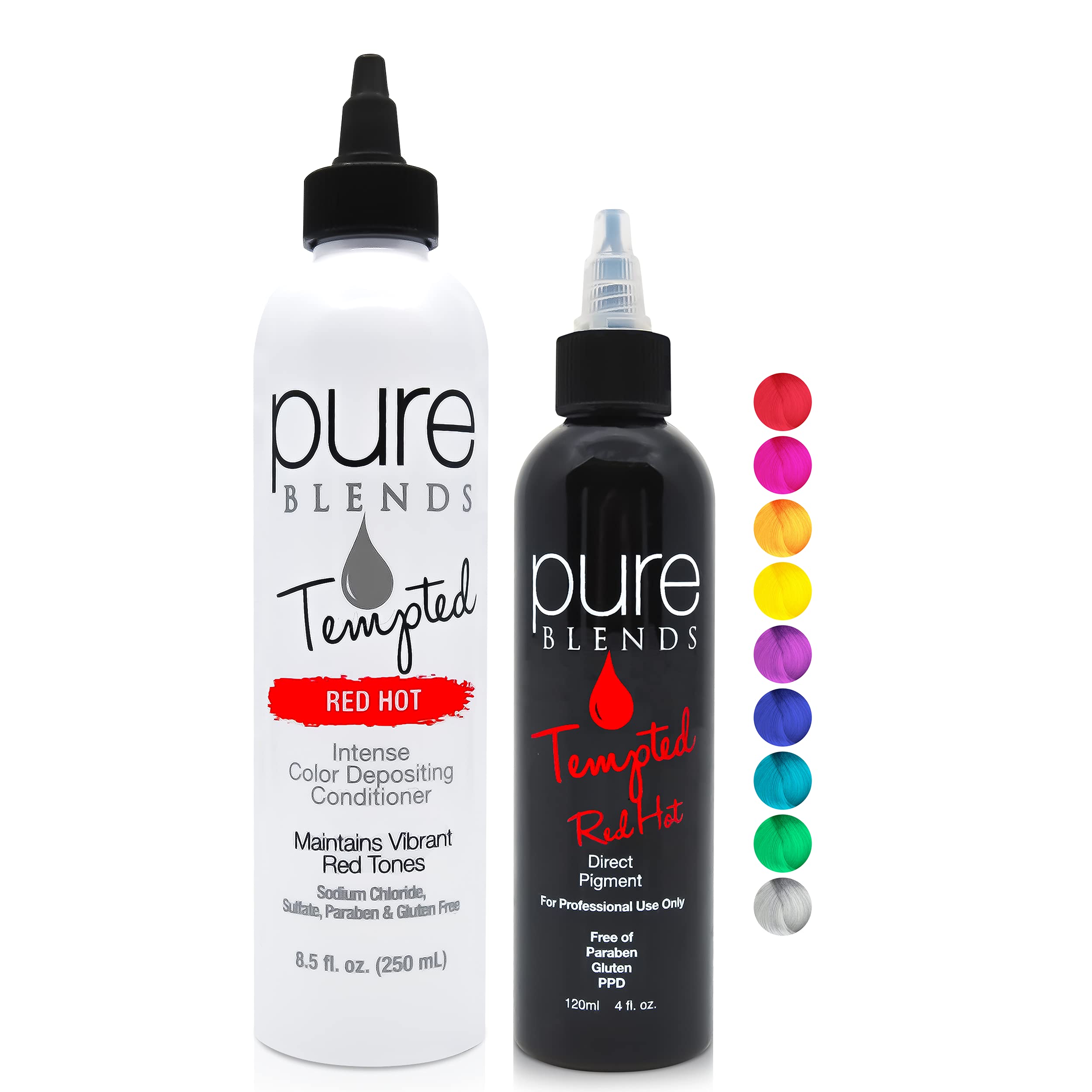 Semi-Permanent Hair Dye Kit - Vibrant, Long-Lasting Hair Color with Moisturizing Color Depositing Conditioner | For Salon-Quality At-Home Color & Touch-Ups | Perfect for DIY Hair Coloring, Fashion Looks & Color Maintenance
