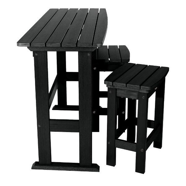 Lehigh 3-Piece Counter Height Balcony Set - Outdoor Patio Furniture for Small Spaces, Bistro Dining, and Apartment Living