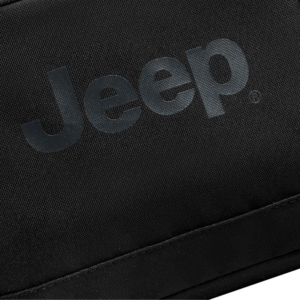 Jeep Rolltop 17 Laptop Backpack - Waterproof & Durable Black Backpack for Men & Women - Perfect for Work, Travel & Outdoor Adventures